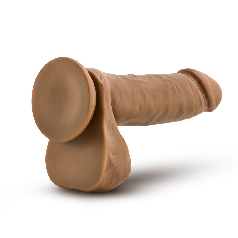 Dr. Skin By Blush® | Dr. William 8 Inch Long Dildo with Suction Cup & Balls Tan、mySite、bottomscart