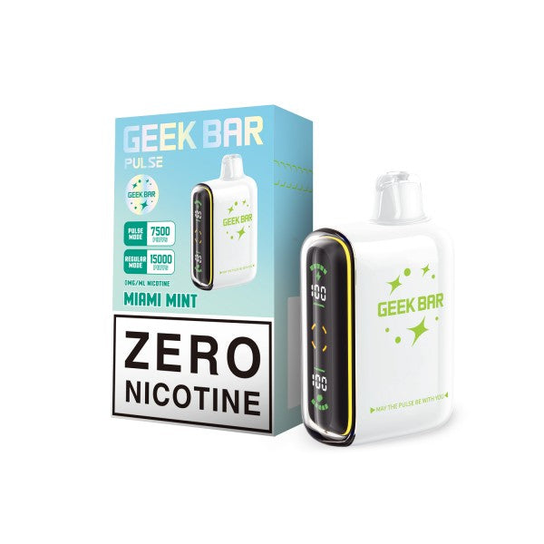 Geek Bar Pulse ZERO Nicotine 15,000 Puffs Disposable Vape 16mL、mySite、zt4zffjzw