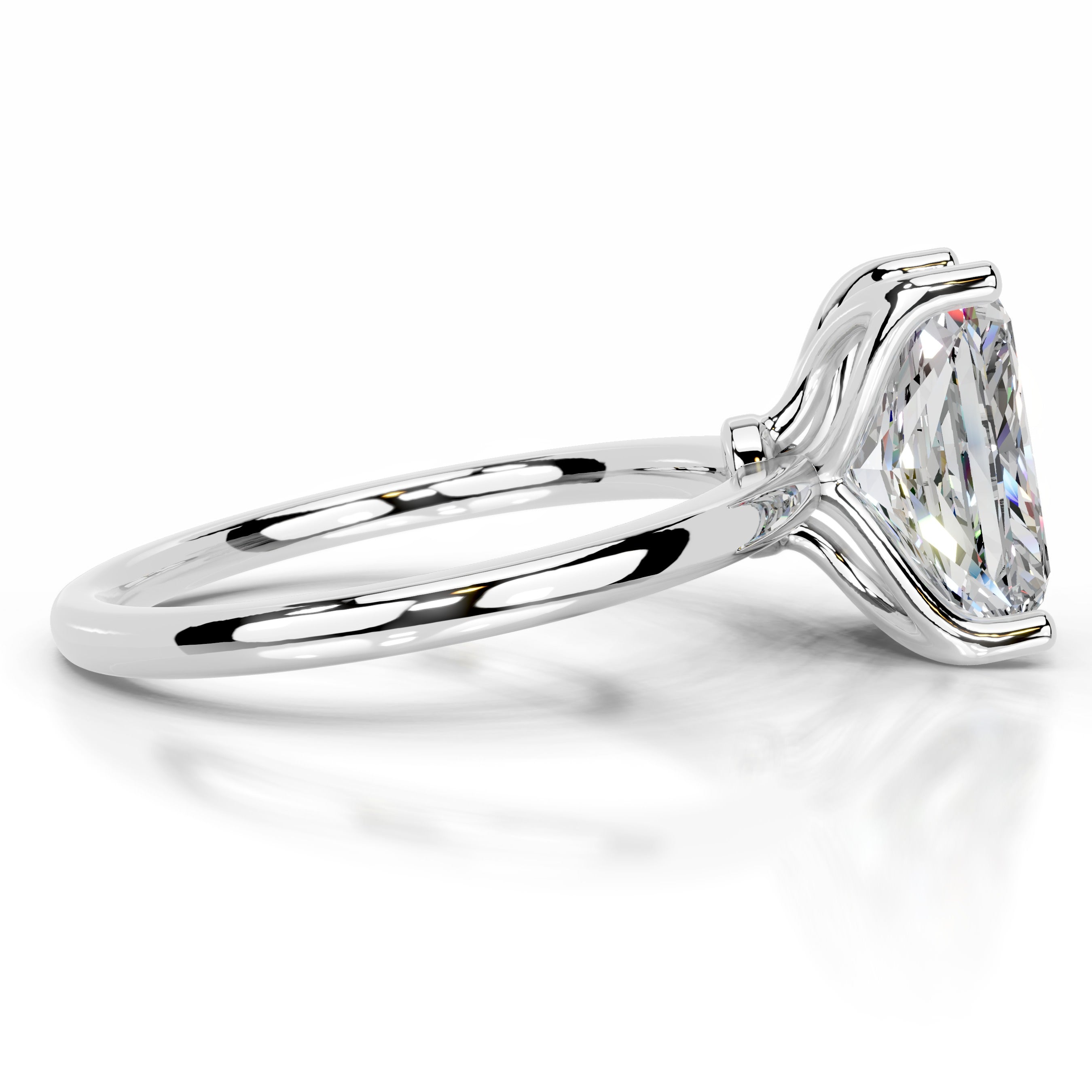 Phoenix Moissanite Ring - 18K White Gold、mySite、hinf8tx79