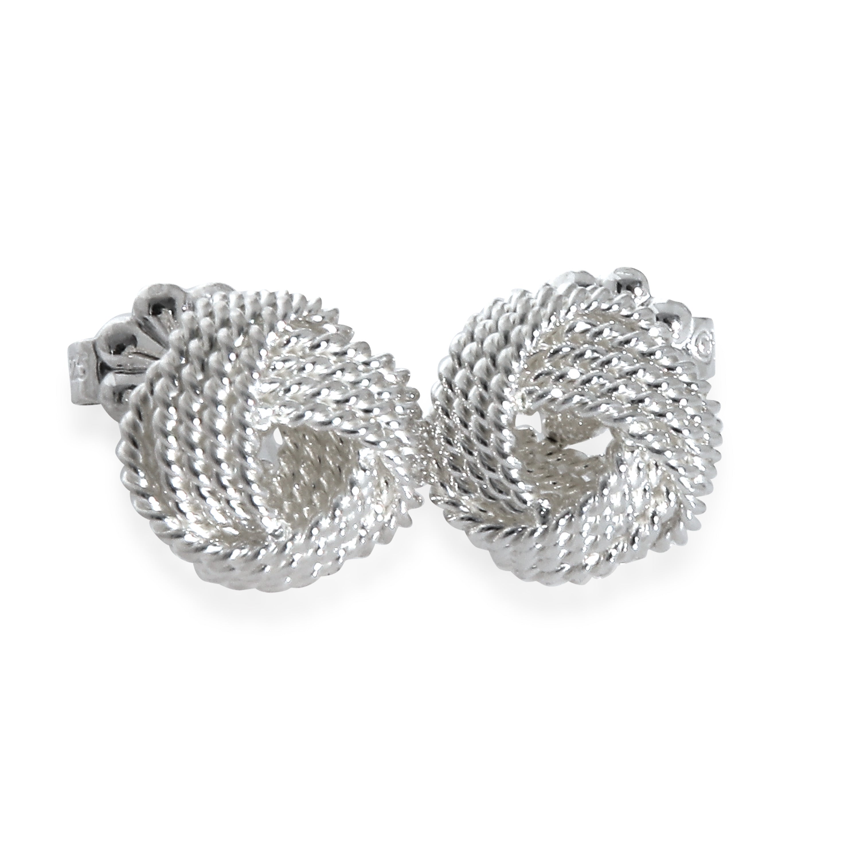 Sterling Silver Twist Knot Earrings、mySite、garagedoors4me