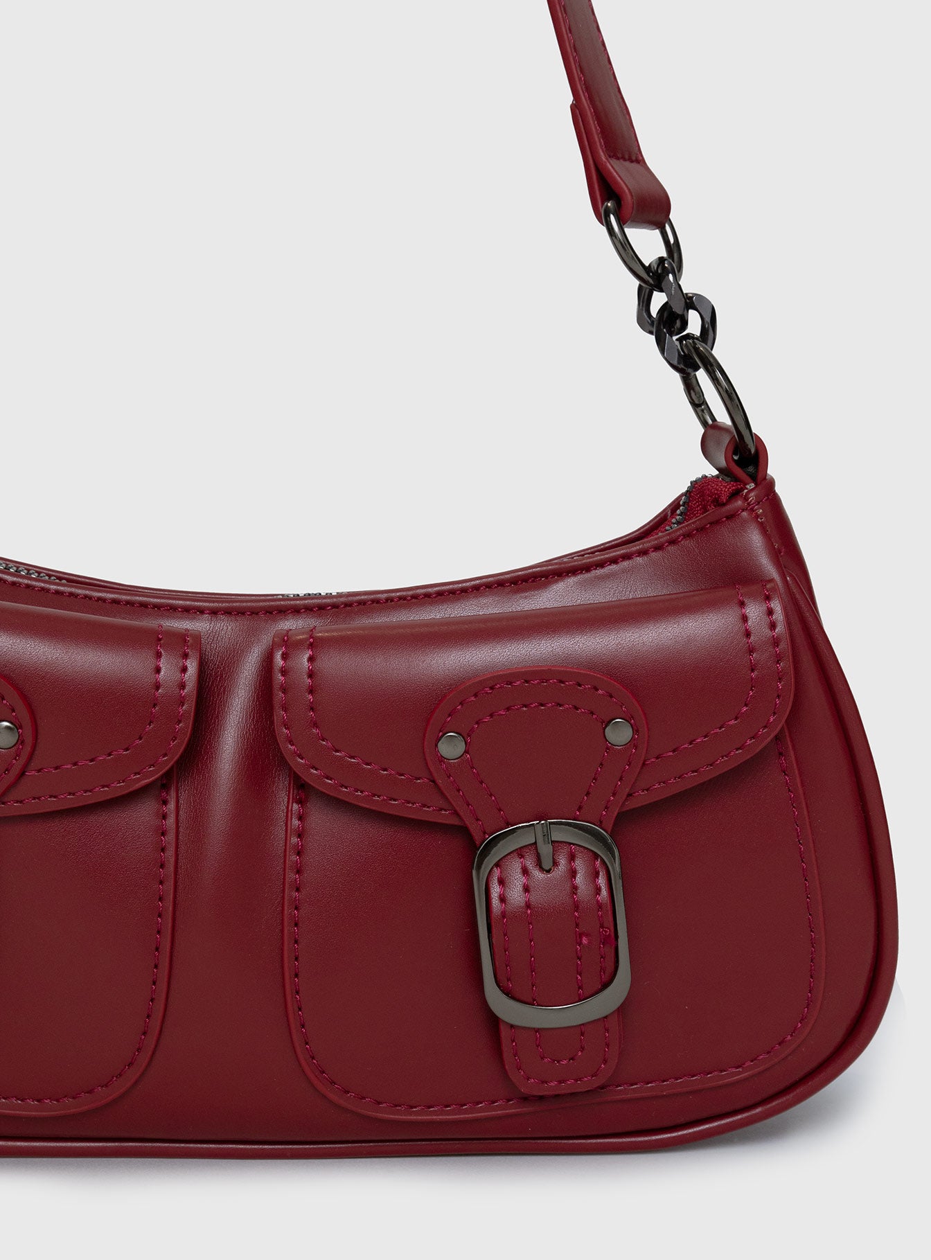 Jayalen Shoulder Bag Red、mySite、solidvoid