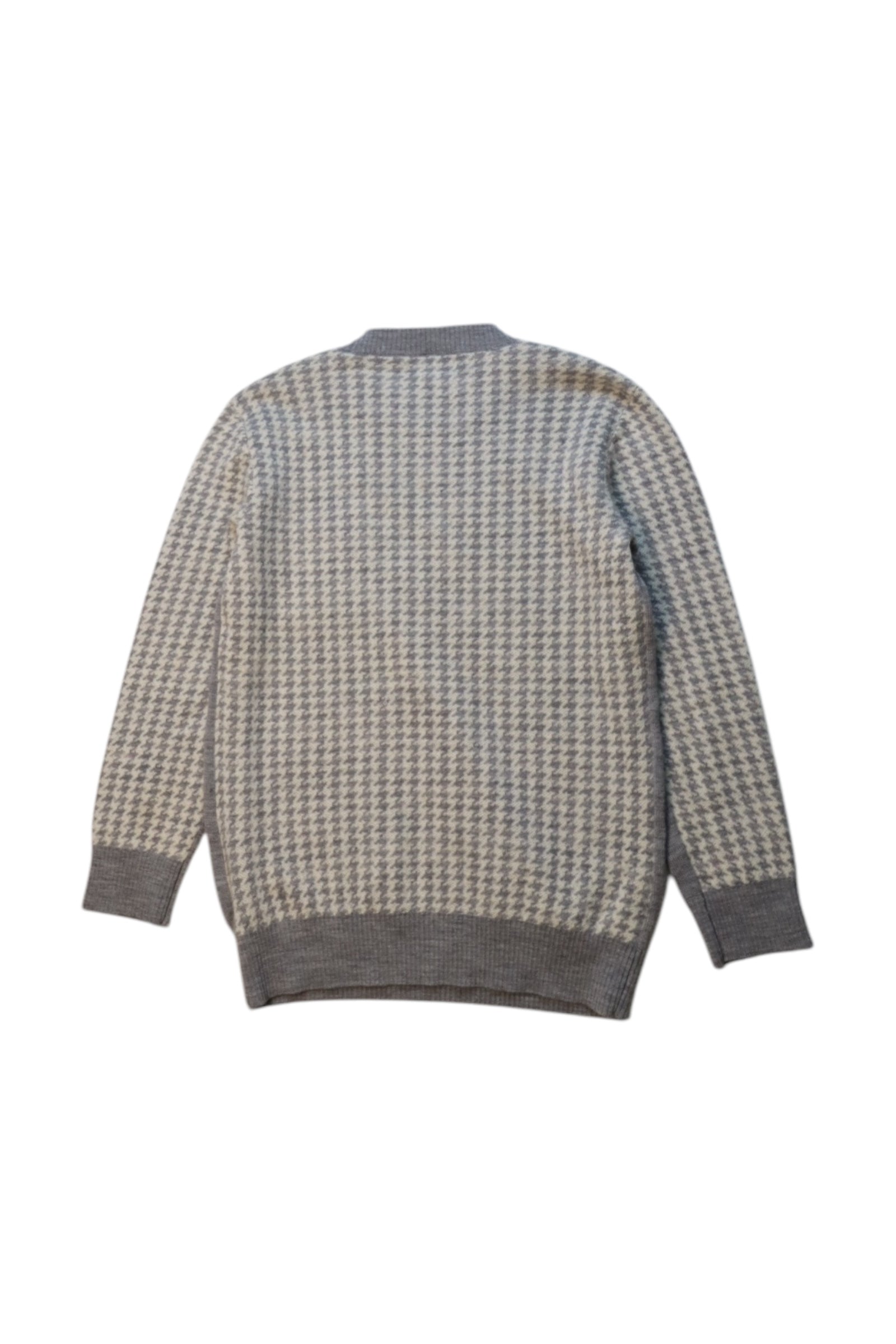 Nicholas & Bears Knit Sweater With Checkered Pocket, Size 6T、mySite、g9winljtr