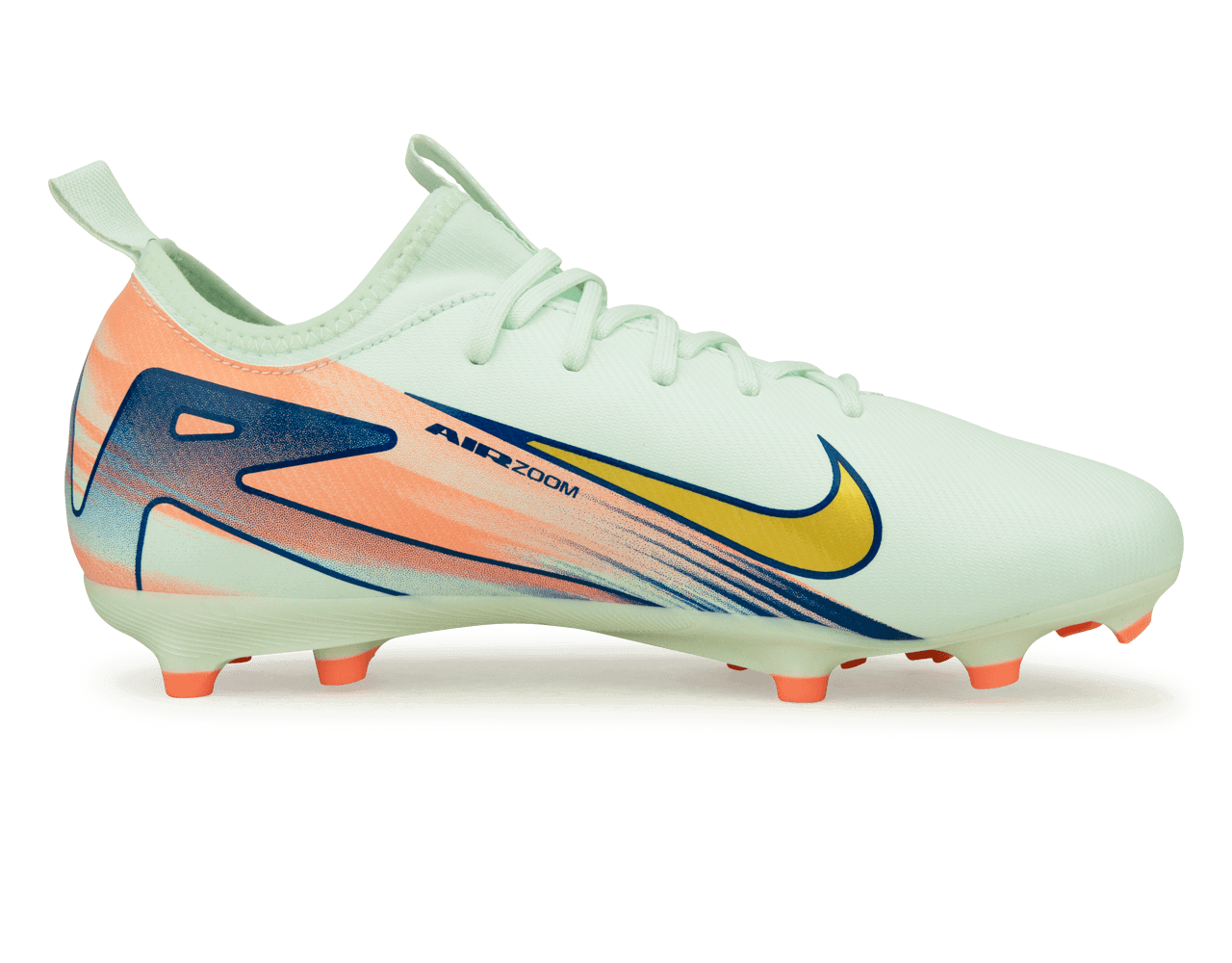 Nike Kids Zoom Mercurial Vapor 16 Academy MDS 009 FG/MG Barely Green/Metallic Gold、mySite、noshort