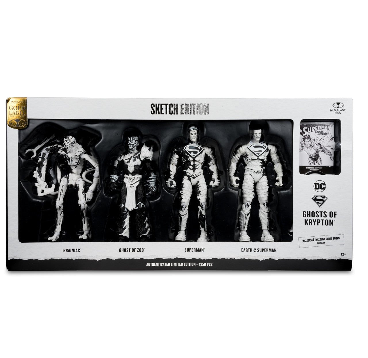 DC Multiverse Exclusive Gold Label Superman Comics Sketch Edition (Page Punchers: Ghost of Krypton)、mySite、hgirdovlk