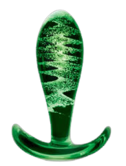 ICICLES Fire Fly | Fire & Ice | Glass Butt Plug | Glows In The Dark | Gift Box、mySite、bottomscart