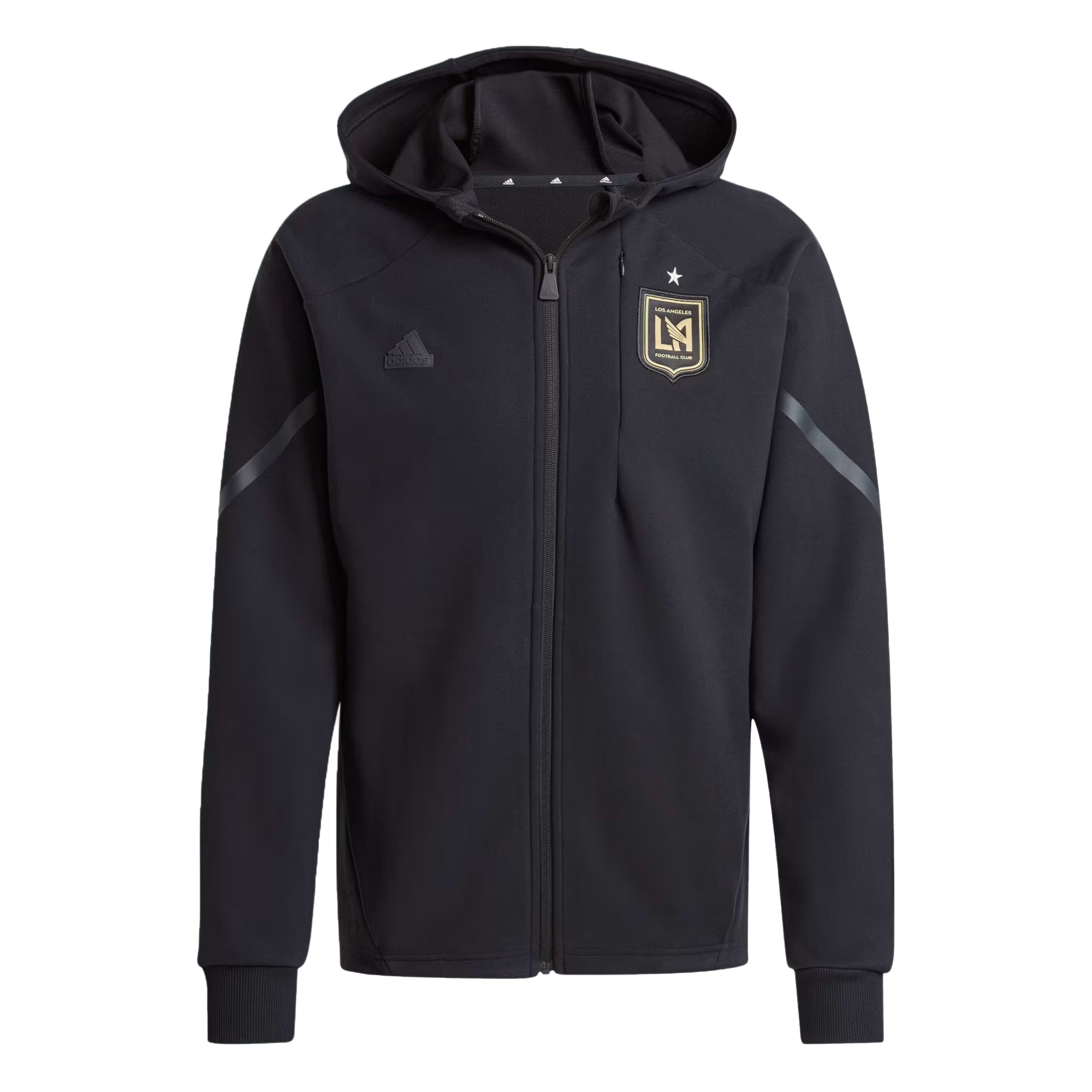adidas Men's LAFC 2024 Gameday Anthem Jacket Black、mySite、noshort