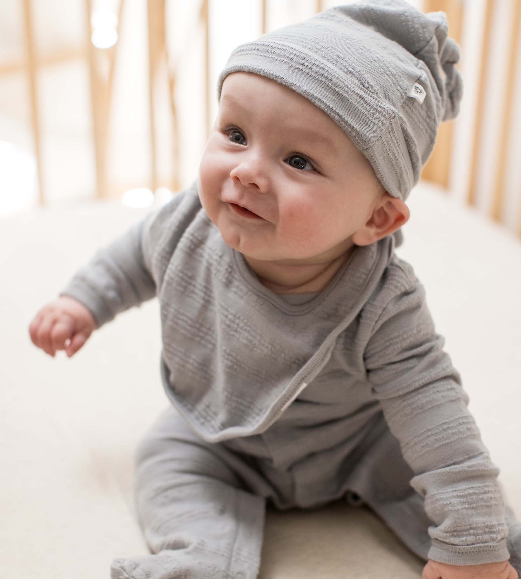  Organic Cotton Jumpsuit, Bib & Hat 3 Piece Set - Quarry、mySite、layawaytickets