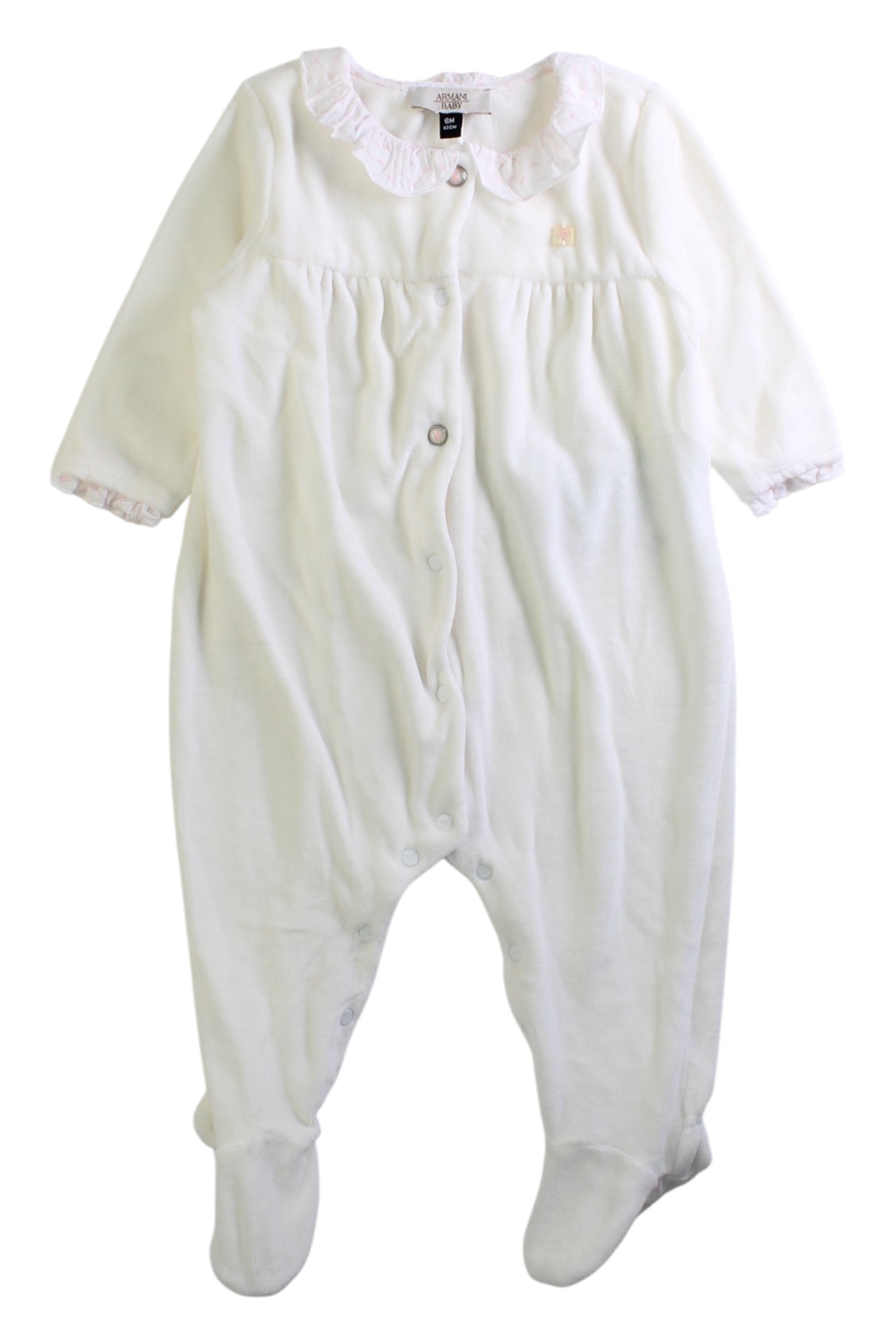 Armani Baby Ruffled Collar Onesie 3-6M、mySite、g9winljtr