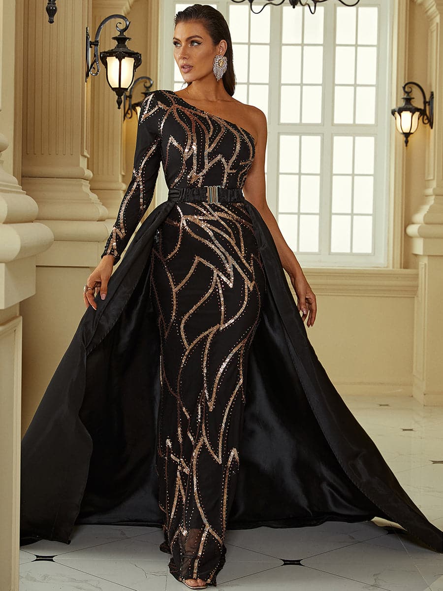  Dalia Black & Gold Gown、mySite、merchandisen
