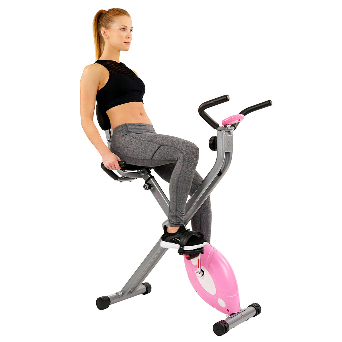  Magnetic Folding Recumbent Bike Exercise Bike, 220lb Capacity、mySite、ghnorth