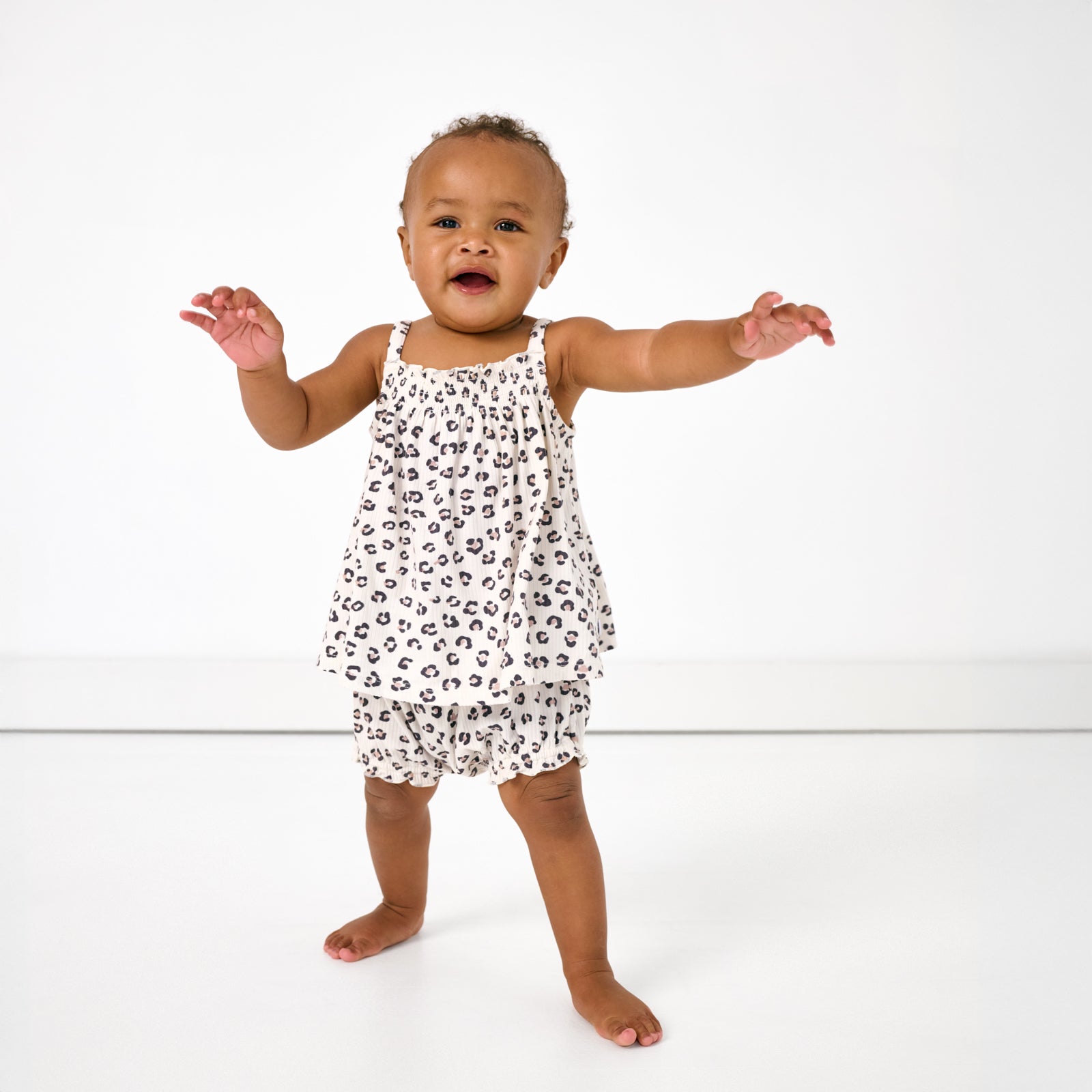  Luxe Leopard Ribbed Smocked Top with Bloomer、mySite、layawaytickets