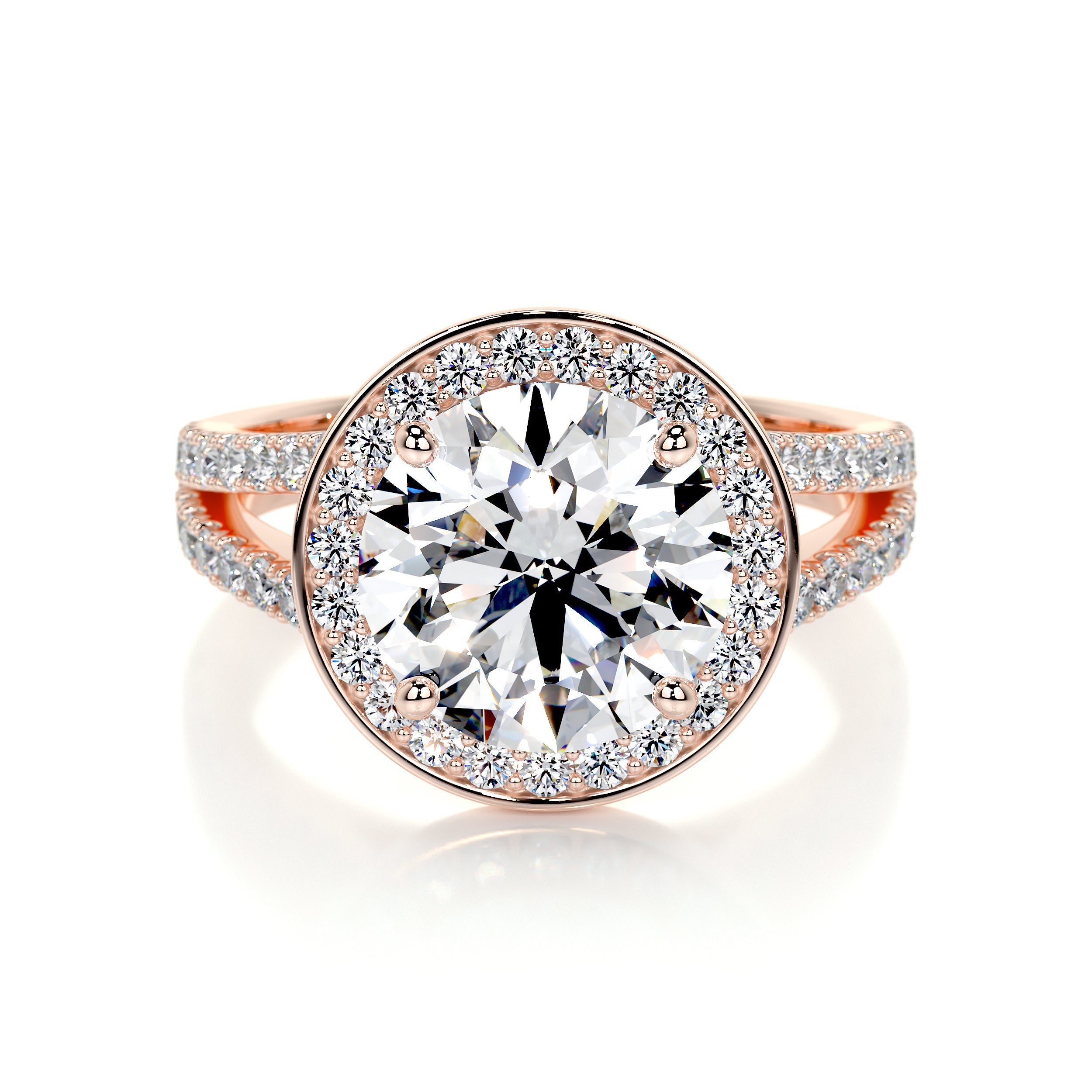 Camilla Lab Grown Diamond Ring -14K Rose Gold、mySite、hinf8tx79