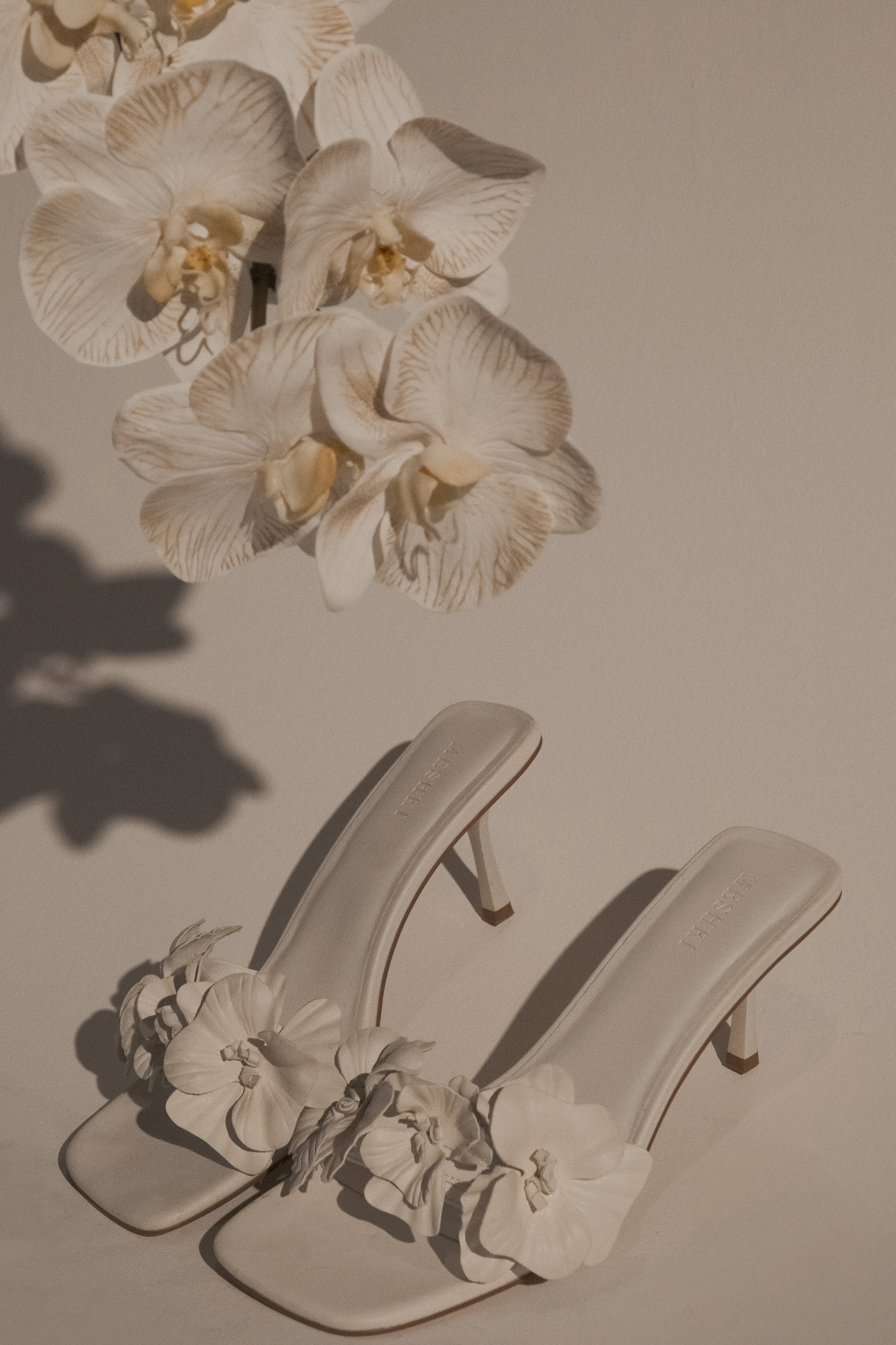 Melissa Floral Heels - Ivory、mySite、solidvoid