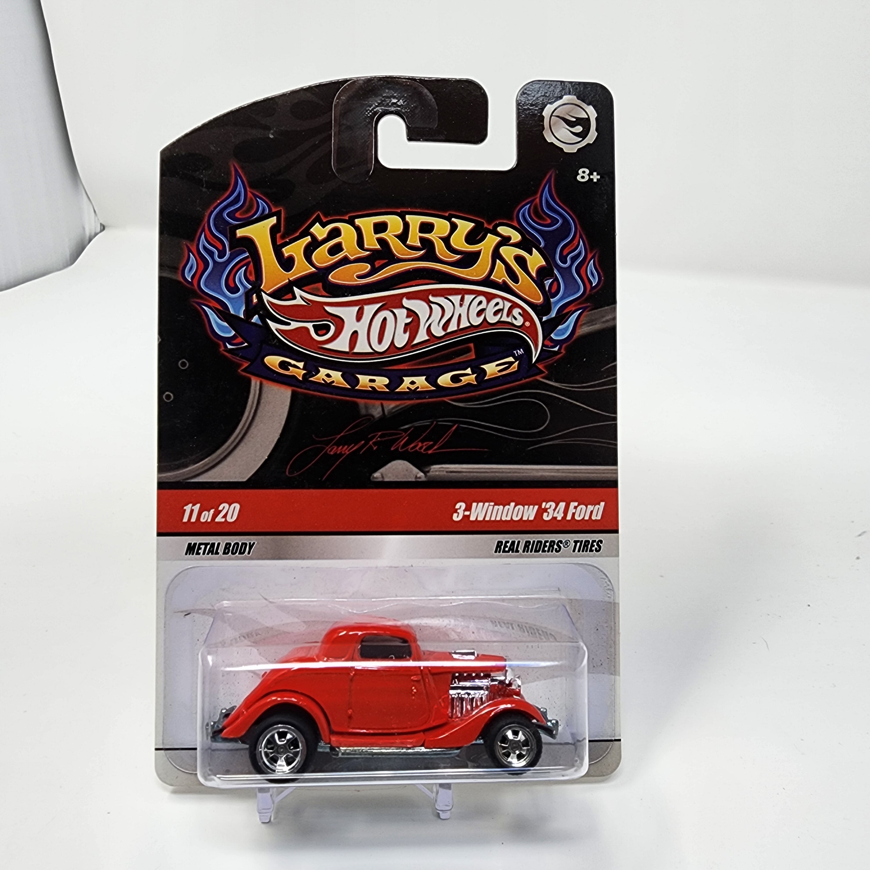 3-Window '34 Ford #11/20 * Orange * Hot Wheels Garage Larry's、mySite、hgirdovlk