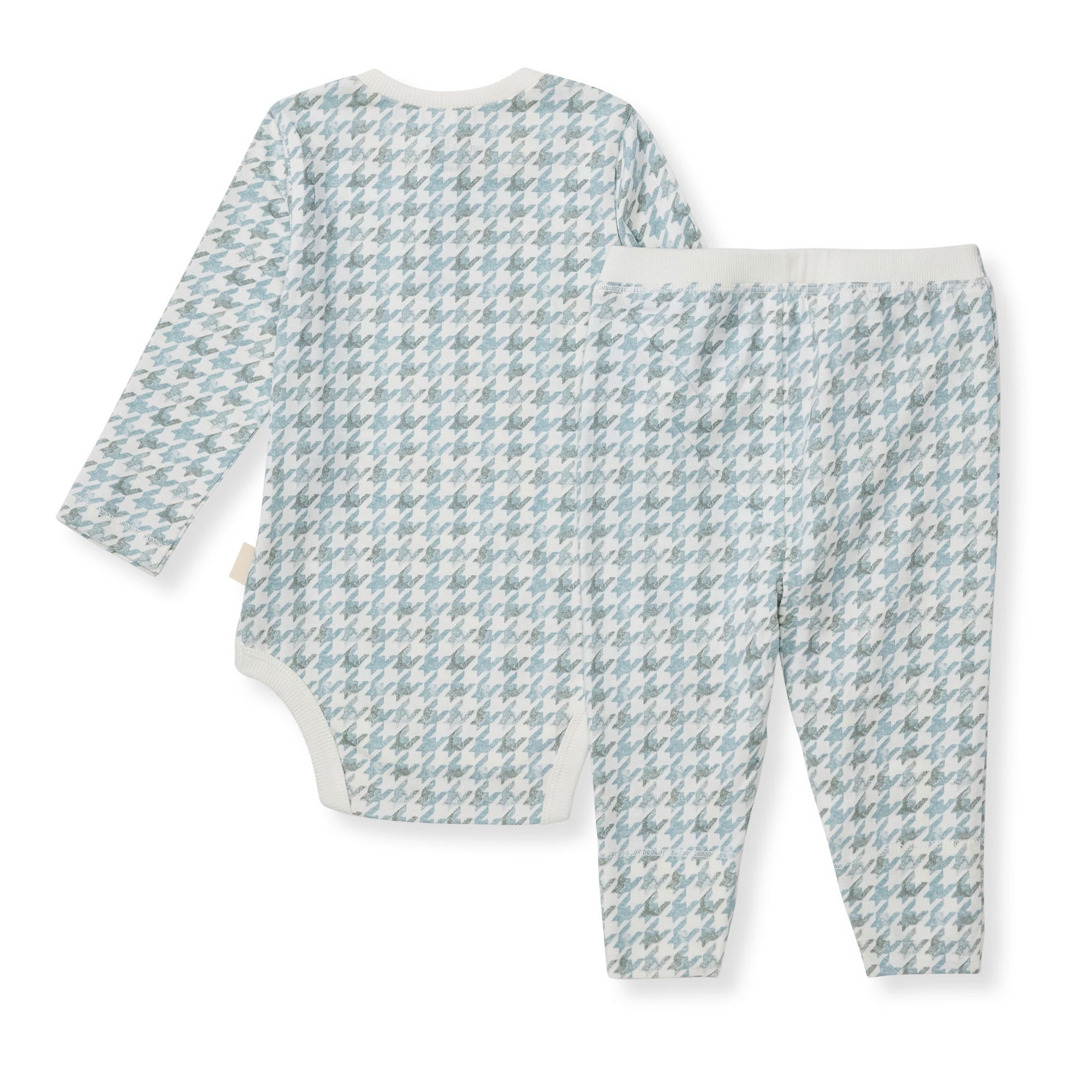 Houndstooth Baby Boy Bodysuit & Pant Set、mySite、g9winljtr