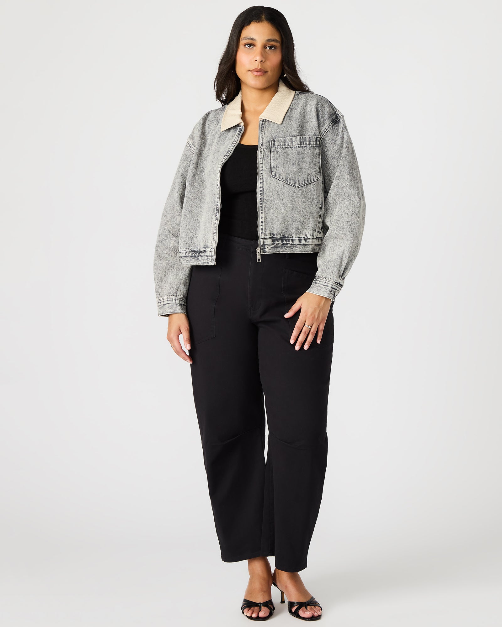 GLACIA DENIM JACKET LIGHT GREY、mySite、gtrtttuynbv