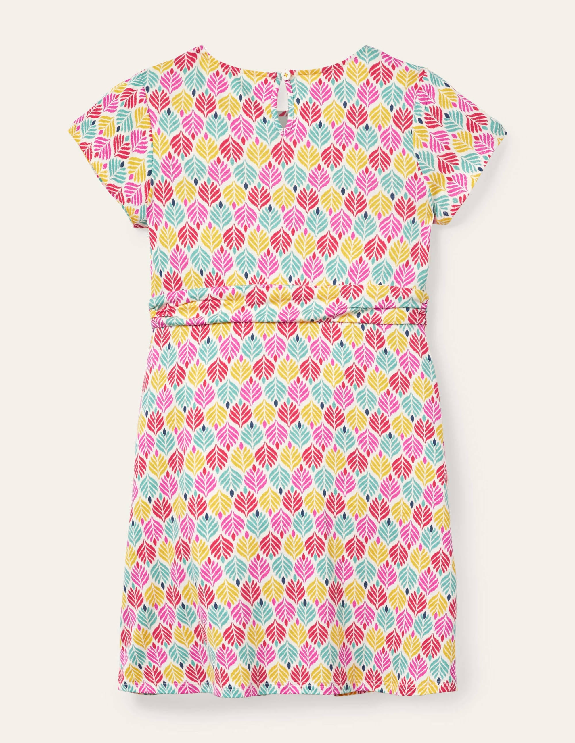  Mini-me Amelie Dress-Multi Palm Leaf Tile、mySite、ashleygrahame