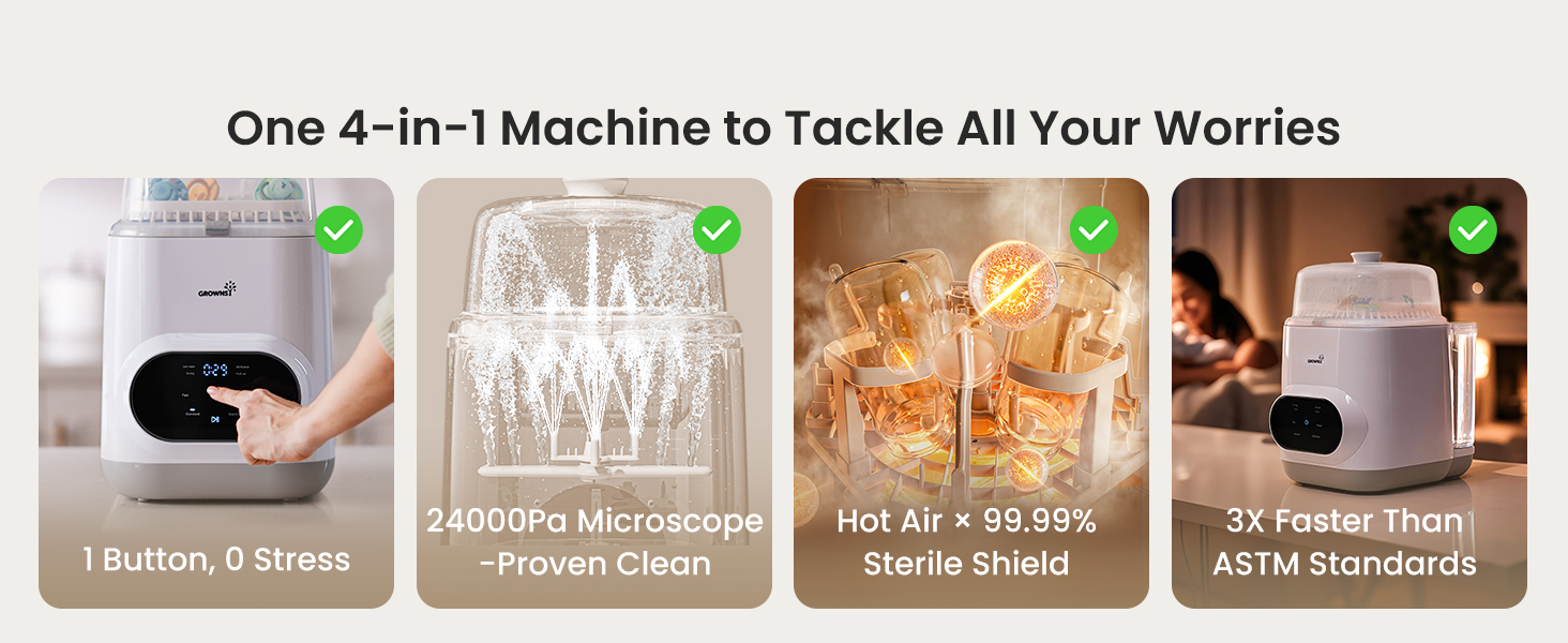 bottle washer and sterilizer and dryer