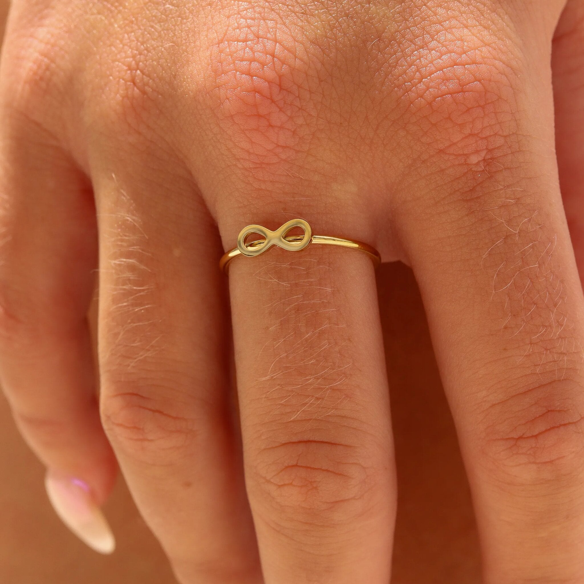 18K Gold PVD Stainless Steel Symbol Stacking Rings / ZRJ9023、mySite、dreamappss