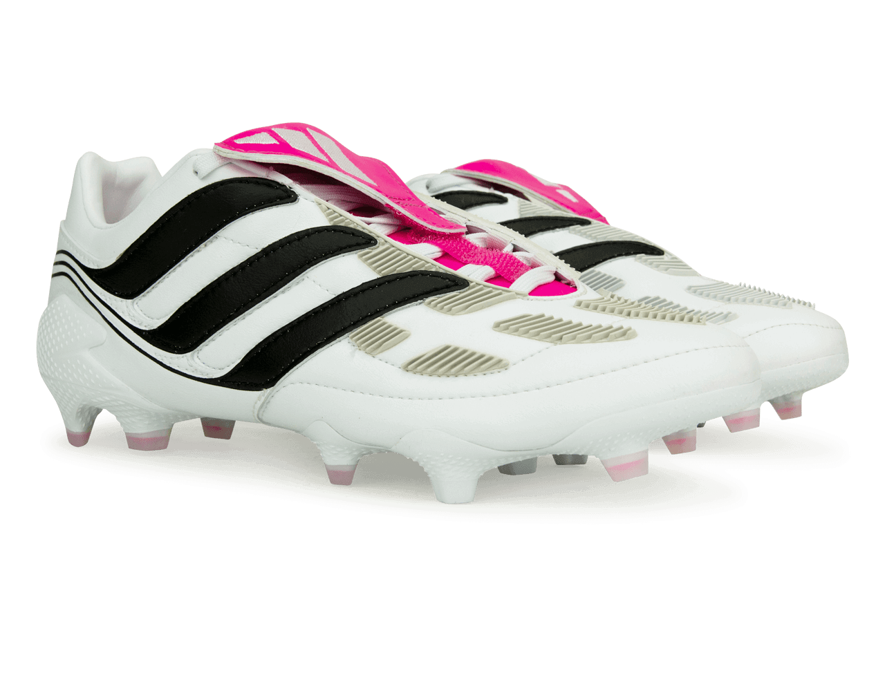 adidas Men's Predator Precision.1 FG Cloud White/Pink、mySite、noshort