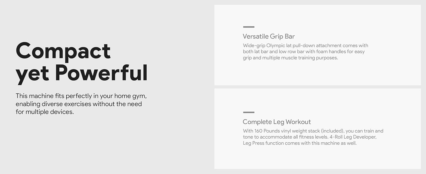 BalanceFrom Multifunctional Home Gym Workout Station Strength Training Equipment