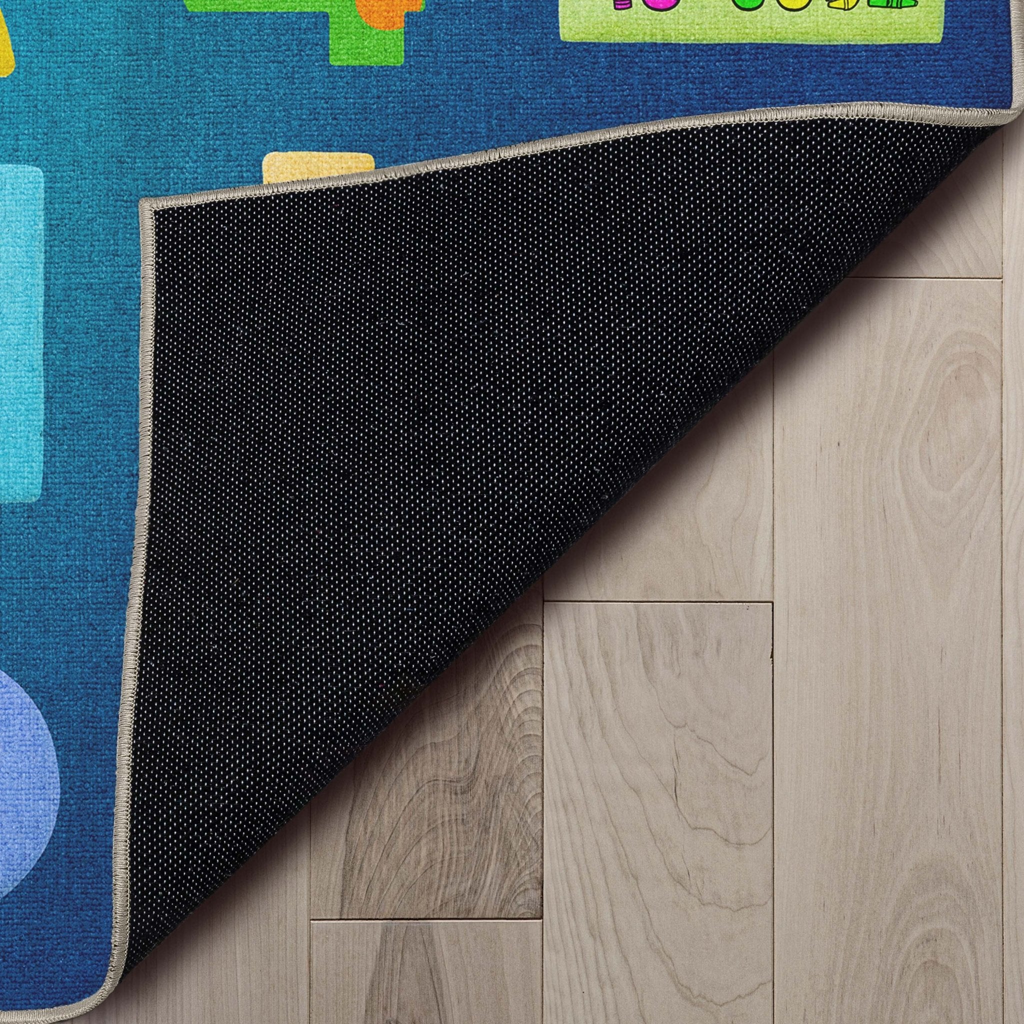 Crayola Modern Educational Numbers & Shapes Area Rug By Well Woven、mySite、gigharbornorthrealestate