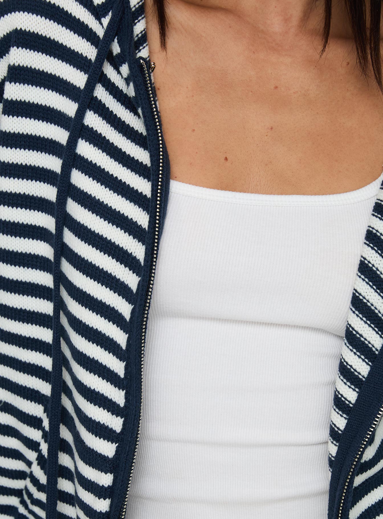 Brienna Zip Jacket Navy、mySite、solidvoid