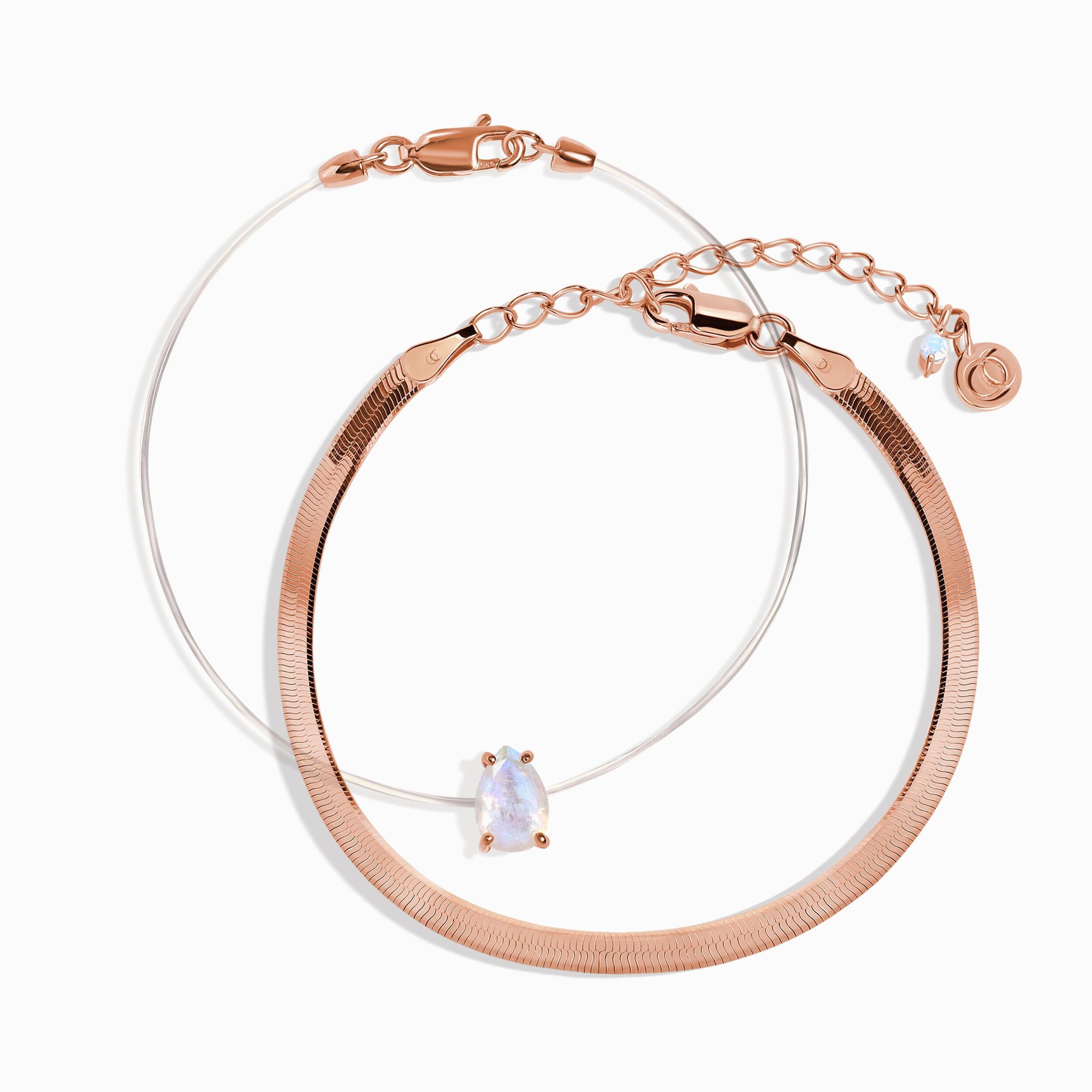 Moonstone Bracelet Stack - Floating Energy、mySite、hinf8tx79