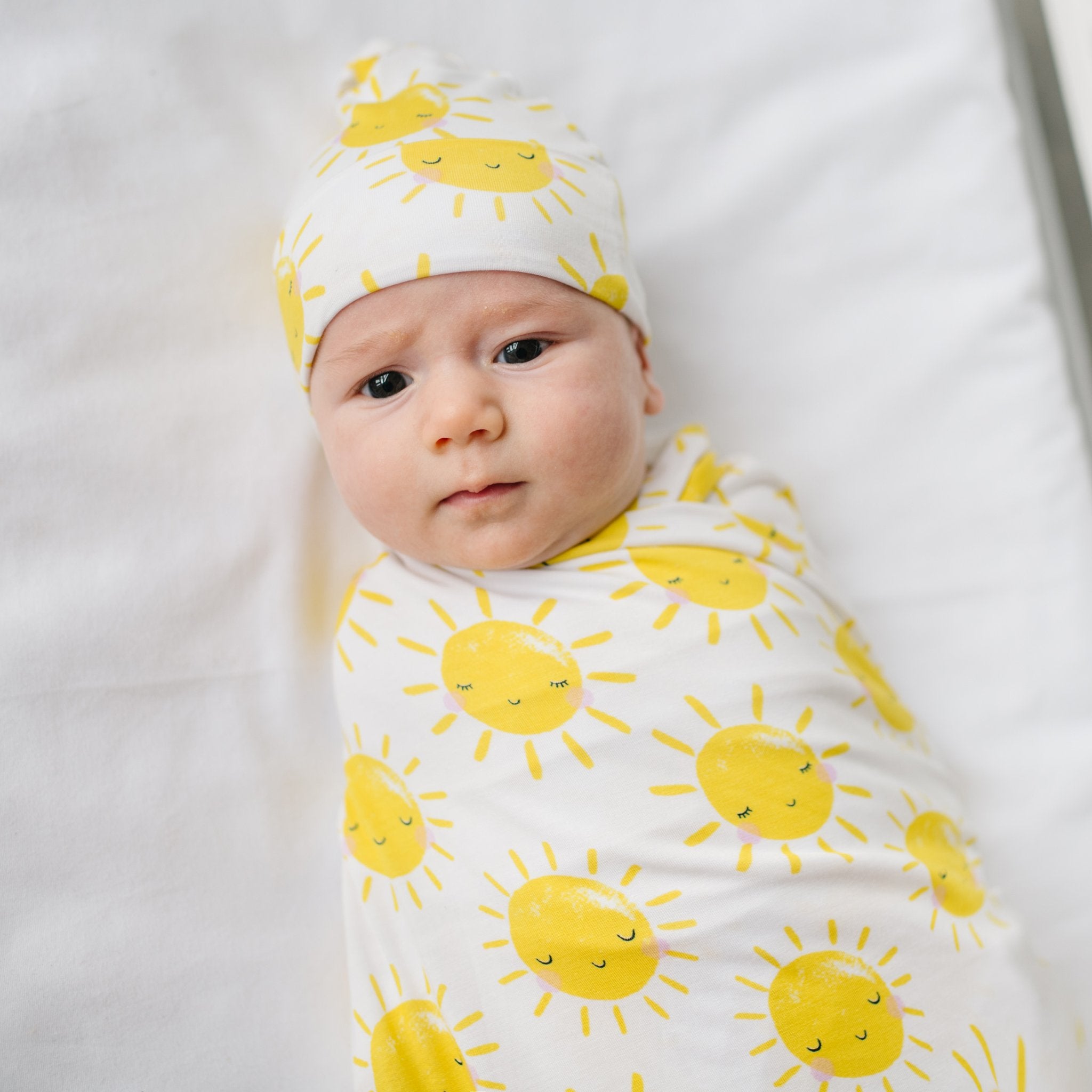 Sunshine Swaddle & Hat Set、mySite、g9winljtr