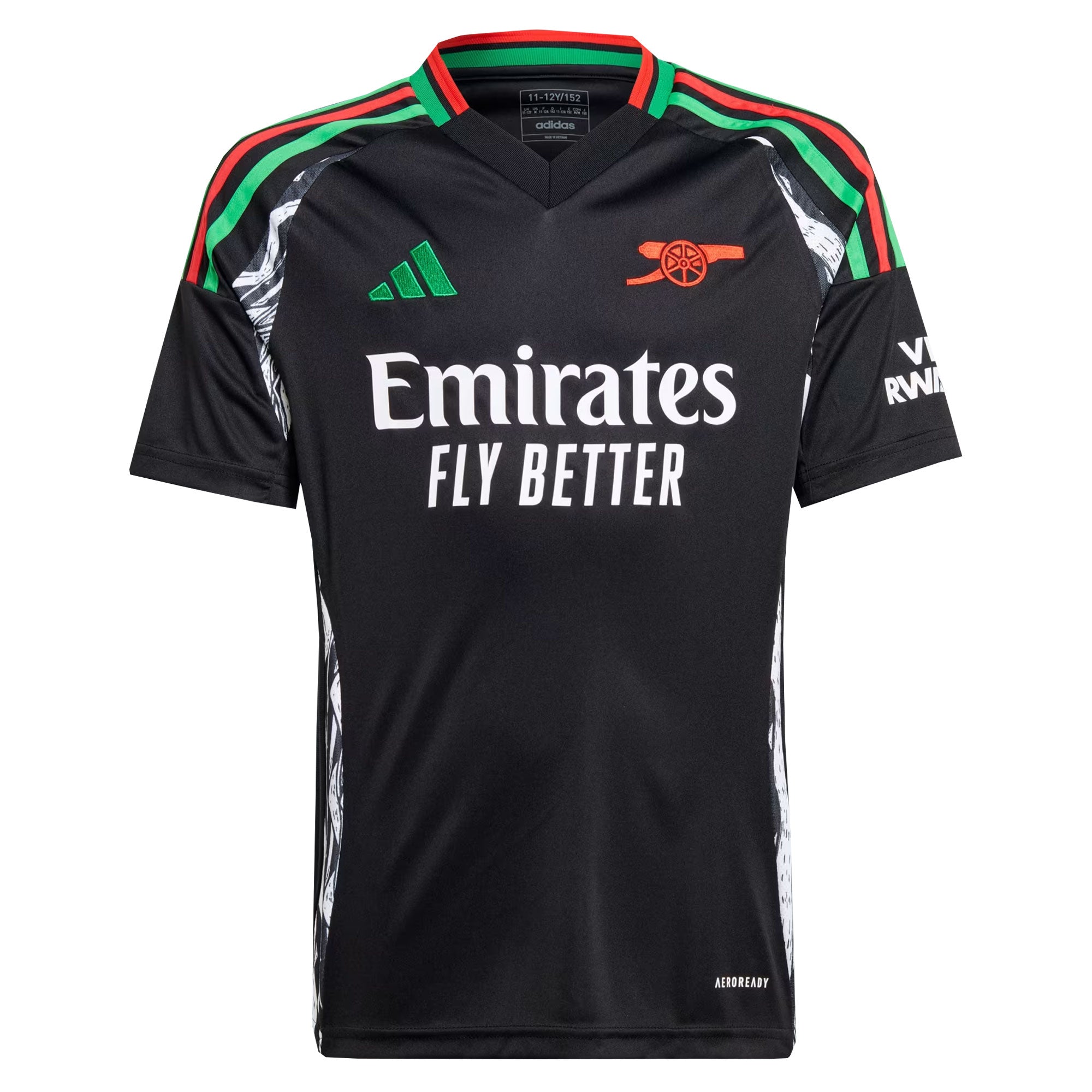 adidas Kids Arsenal 2024/25 Away Jersey Black、mySite、noshort