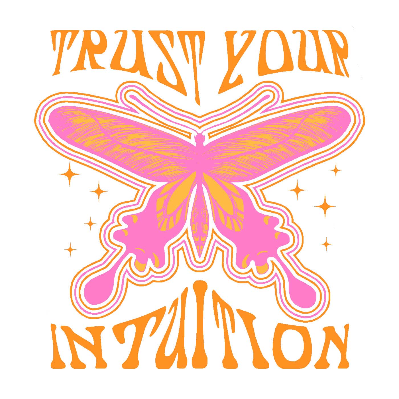  Trust Your Intuition Vinyl Sticker Decal、mySite、ghnorth
