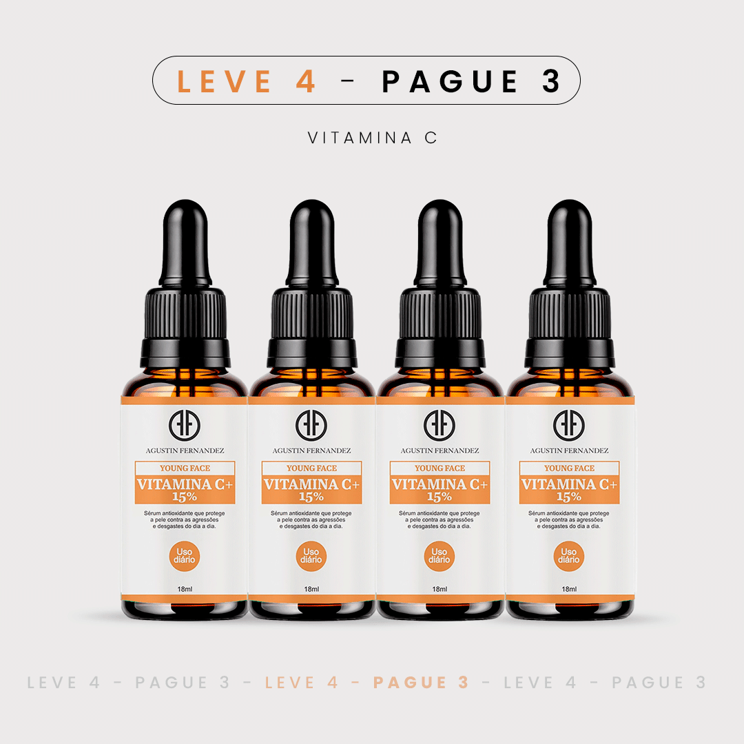 Kit 4 S茅rum Young Face Vitamina C 18ml、mySite、camillekostekn