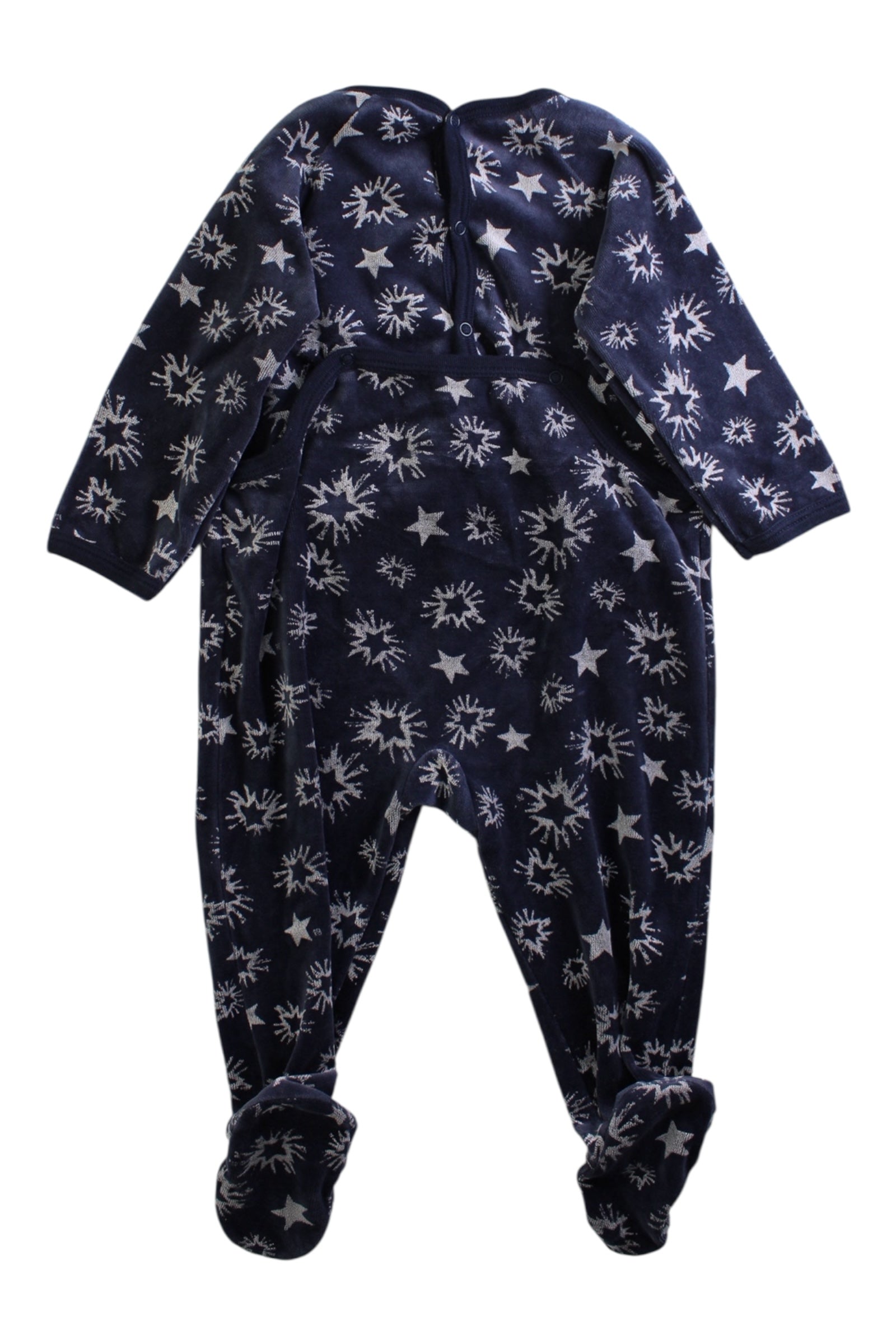 Petit Bateau Snowflake Star Onesie 6-12M、mySite、g9winljtr