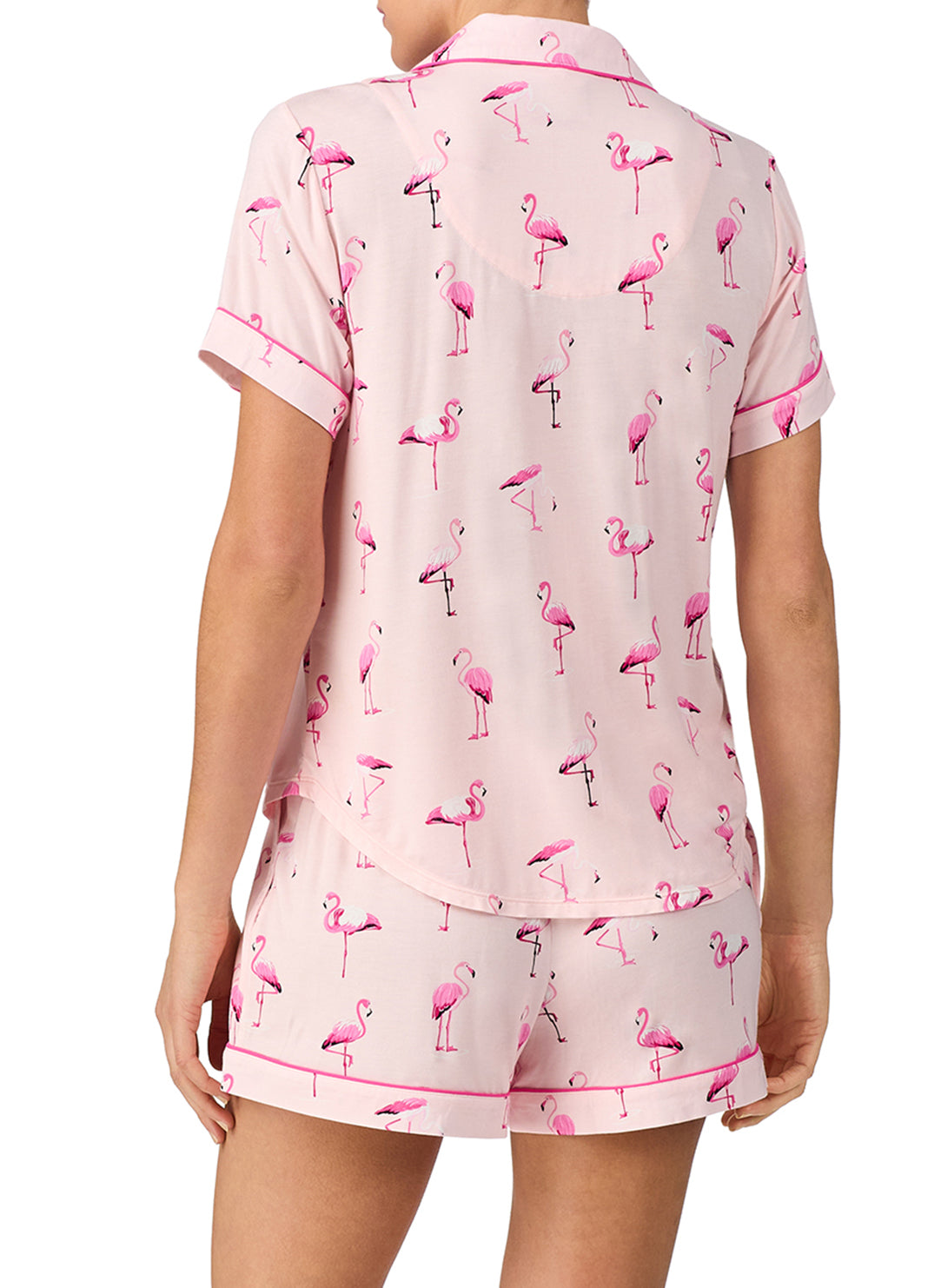  Flamingo Pink Short Pajama Set、mySite、justintrudeaud