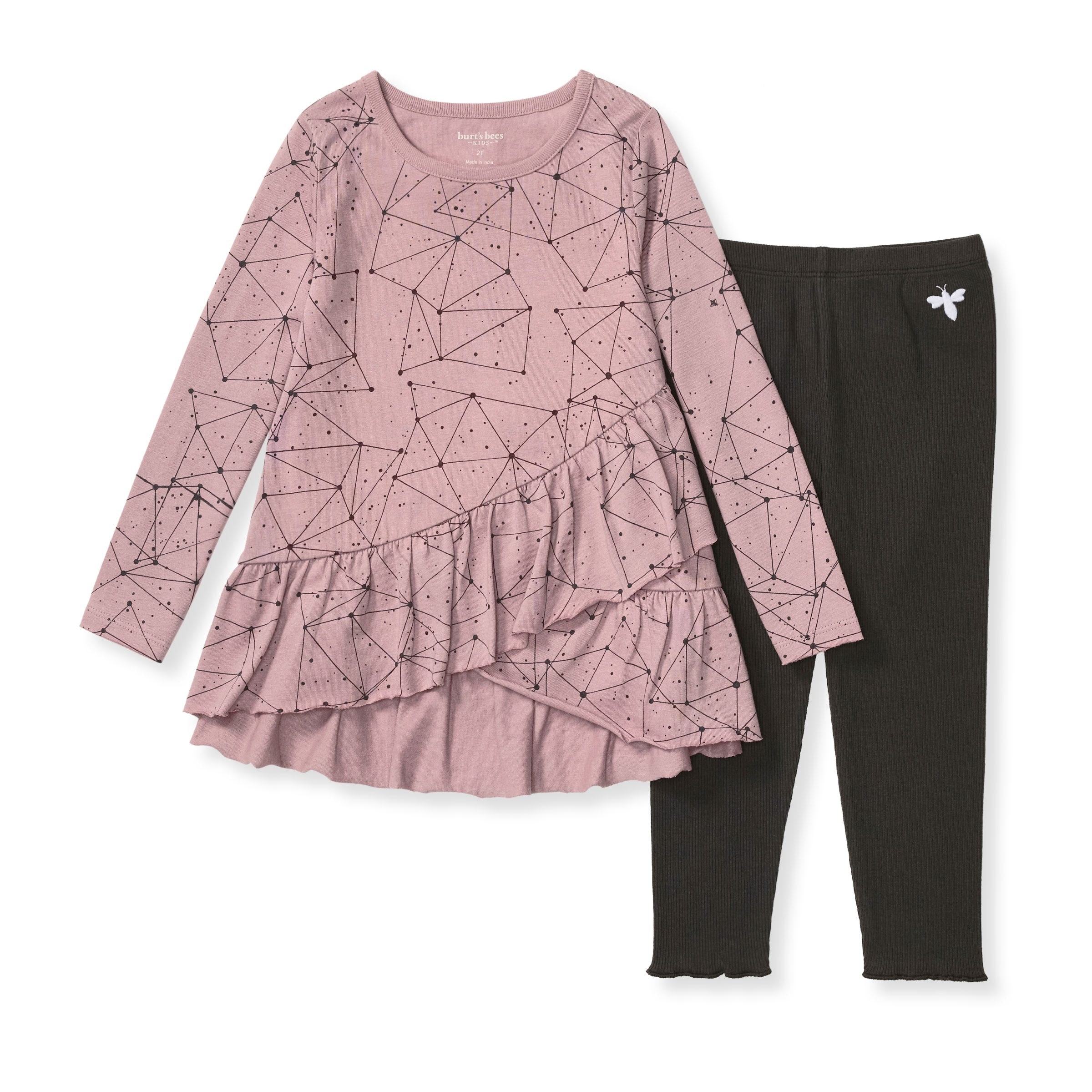 Look Up Organic Girl Shirt and Pants Set、mySite、g9winljtr