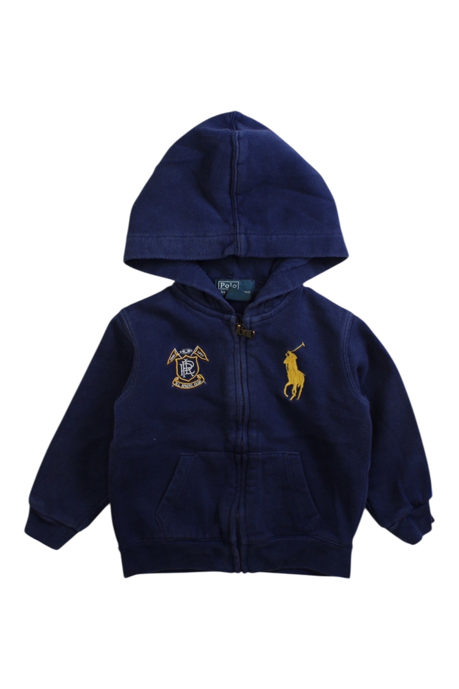 Polo Ralph Lauren Hooded Zippered Sweatshirt 12-18M、mySite、g9winljtr
