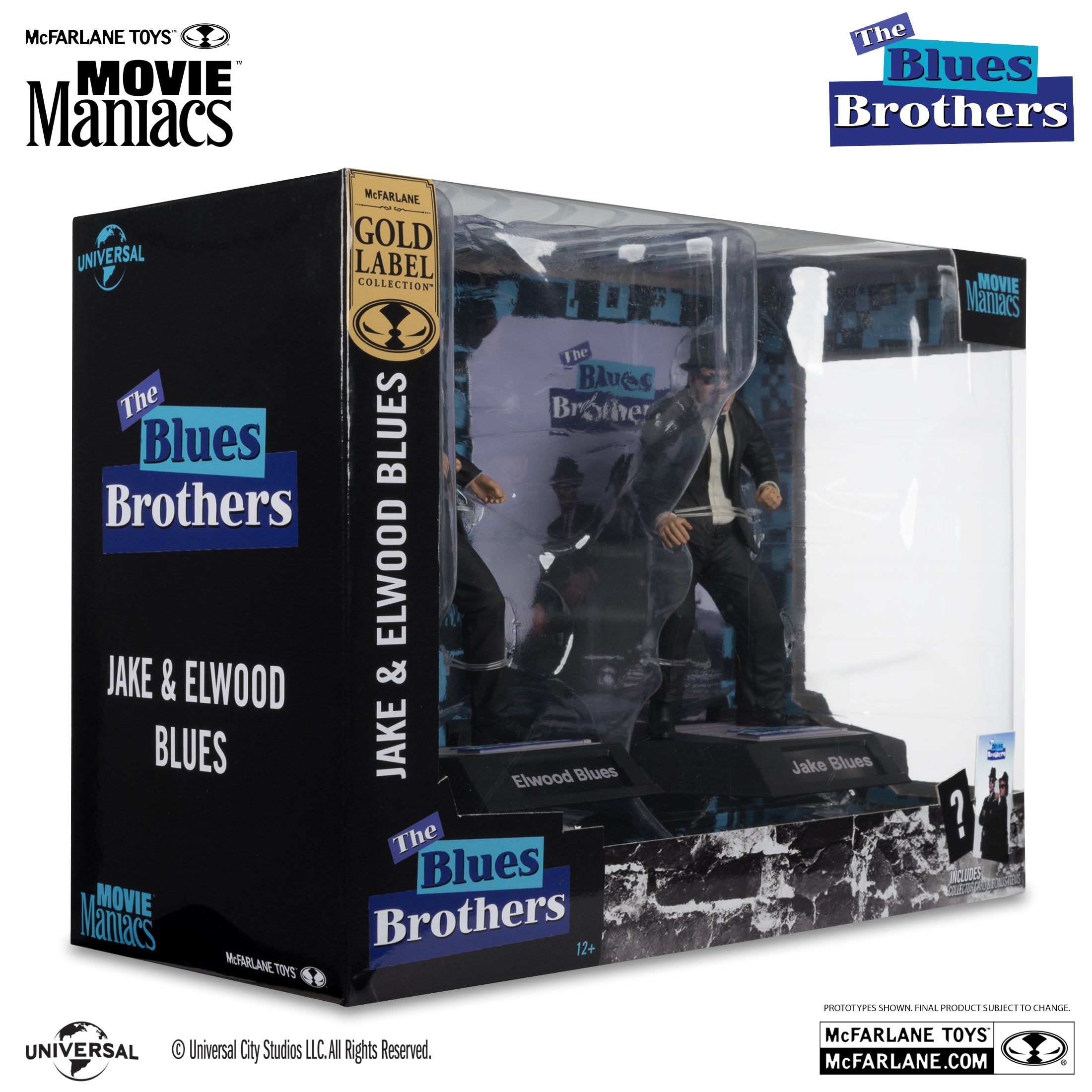 McFarlane Movie Maniacs Exclusive Gold Label Blues Brothers 2-Pack、mySite、hgirdovlk