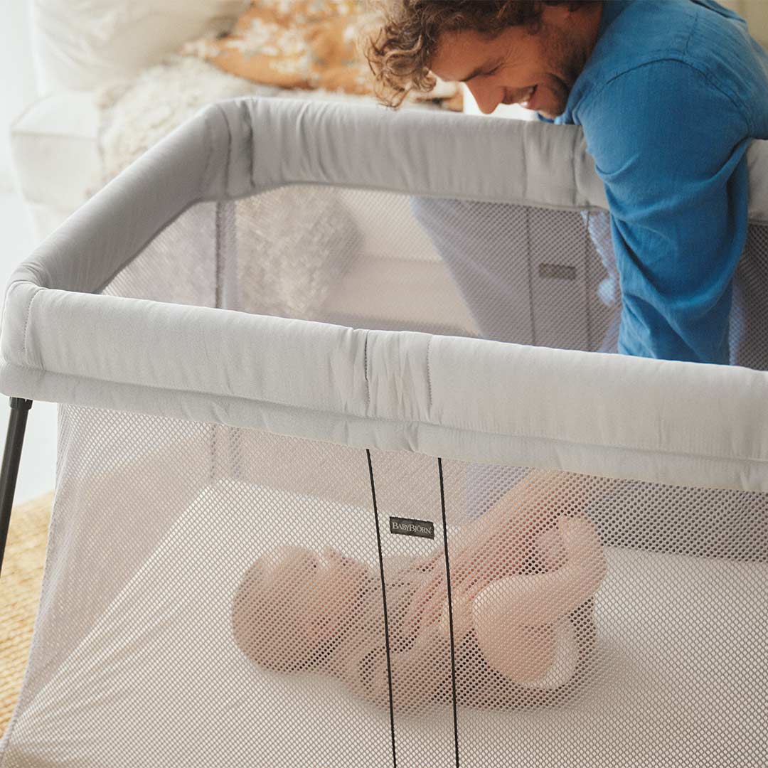  BabyBjorn Travel Cot Light - Silver、mySite、merchandisen