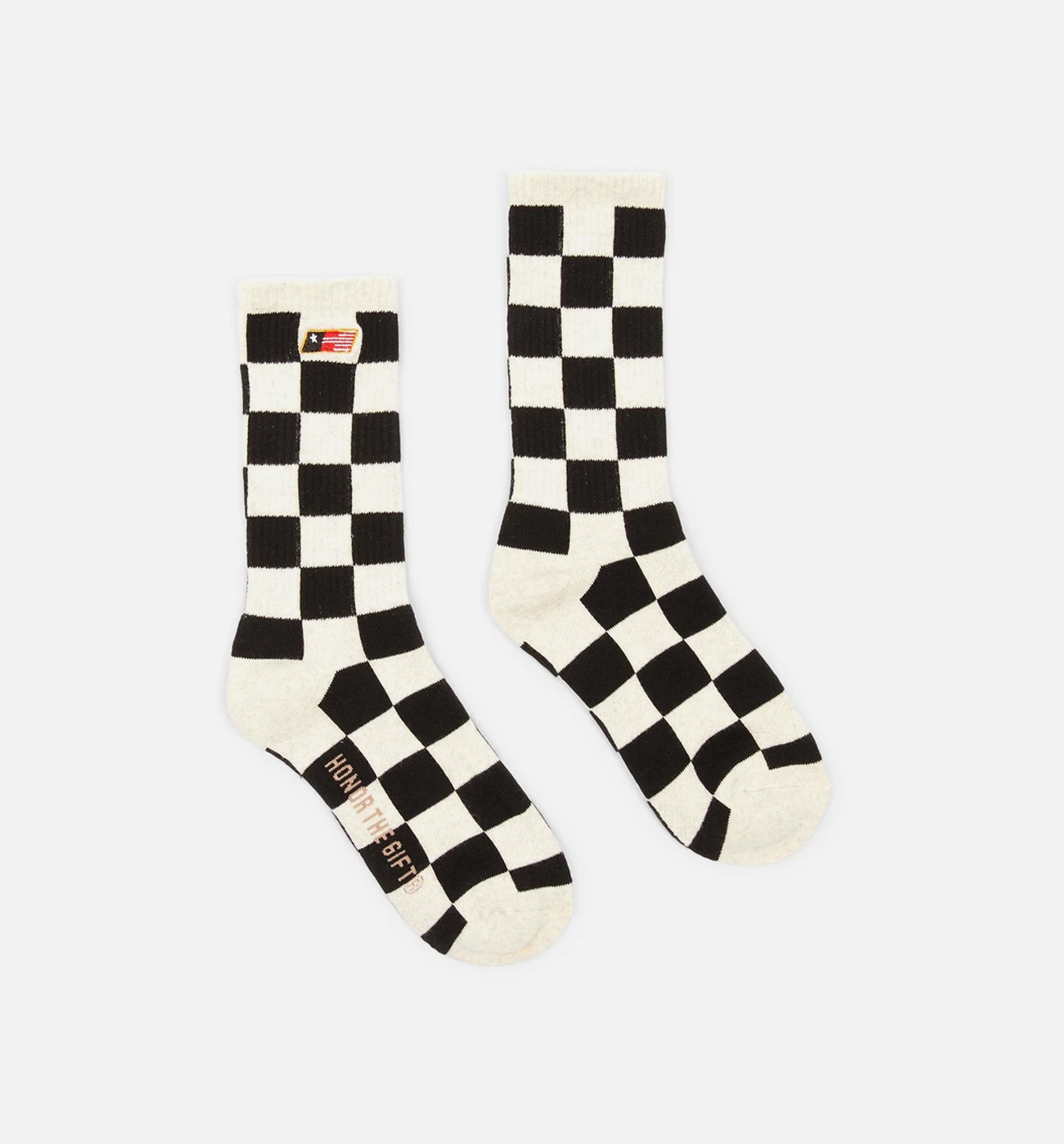 Jazz Check Socks Mens Socks - Black、mySite、dreamappss