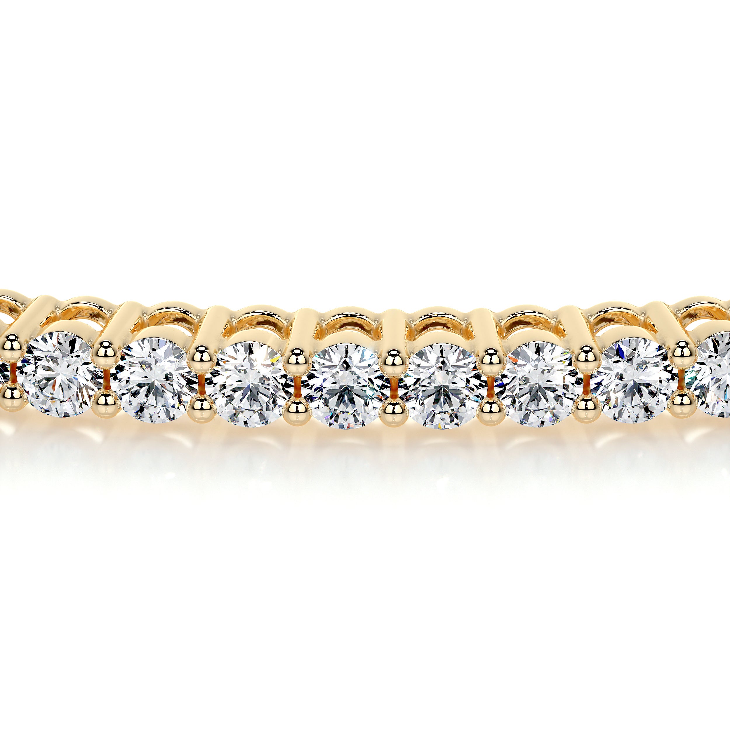 Karla Bangle Lab Grown Diamond Bracelet (1.6 Carat) -18K Yellow Gold、mySite、hinf8tx79
