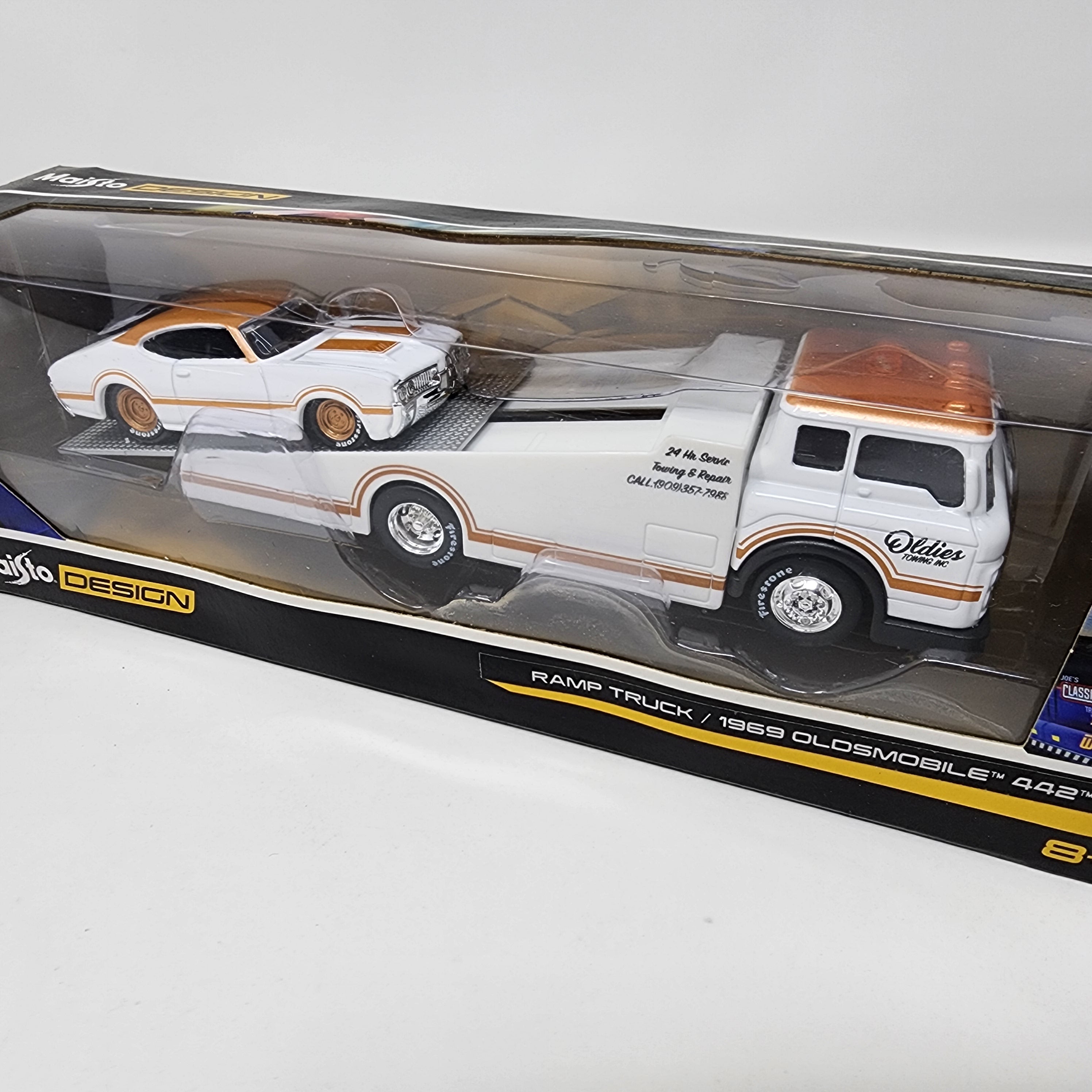 Ramp Truck / 1969 Oldsmobile 442 * Maisto Design Transport、mySite、hgirdovlk