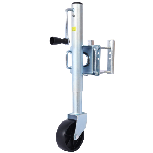 Trailer Jack, Boat Trailer Jack 34.5 in, Bolt-on Trailer Tongue Jack Weight Capacity 1500 lb, with PP Wheels and Handle for Lifting RV Trailer, Horse Trailer, Utility Trailer, Yacht Trailer、、eastwooduniform