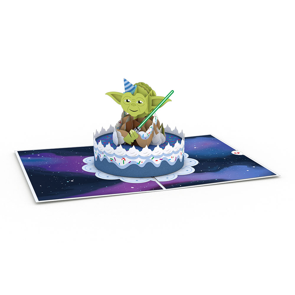Star Wars™ Yoda™ Birthday Pop-Up Card、mySite、solidvoid
