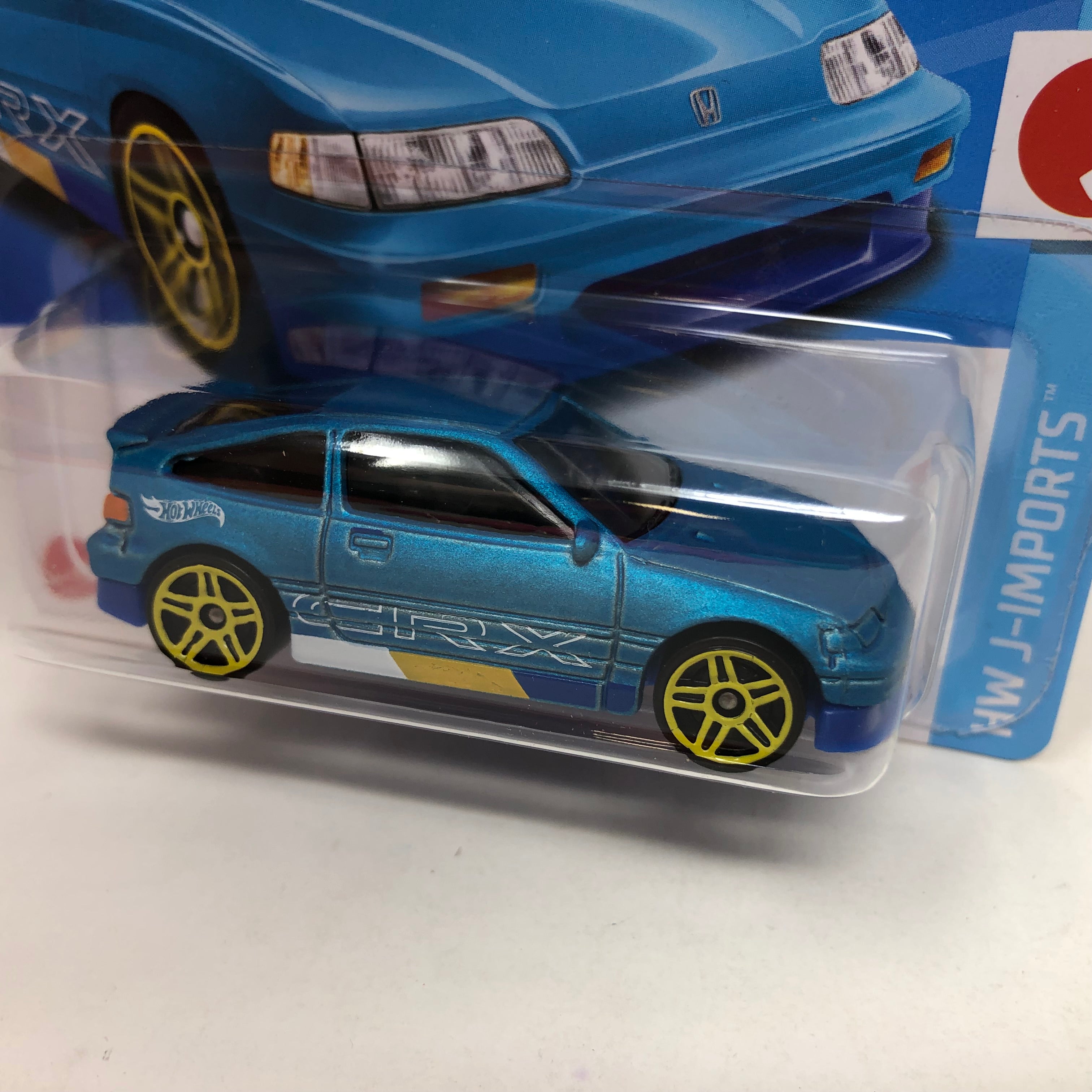 '88 Honda CR-X #148 * Blue * 2023 Hot Wheels Short Card Case P、mySite、hgirdovlk
