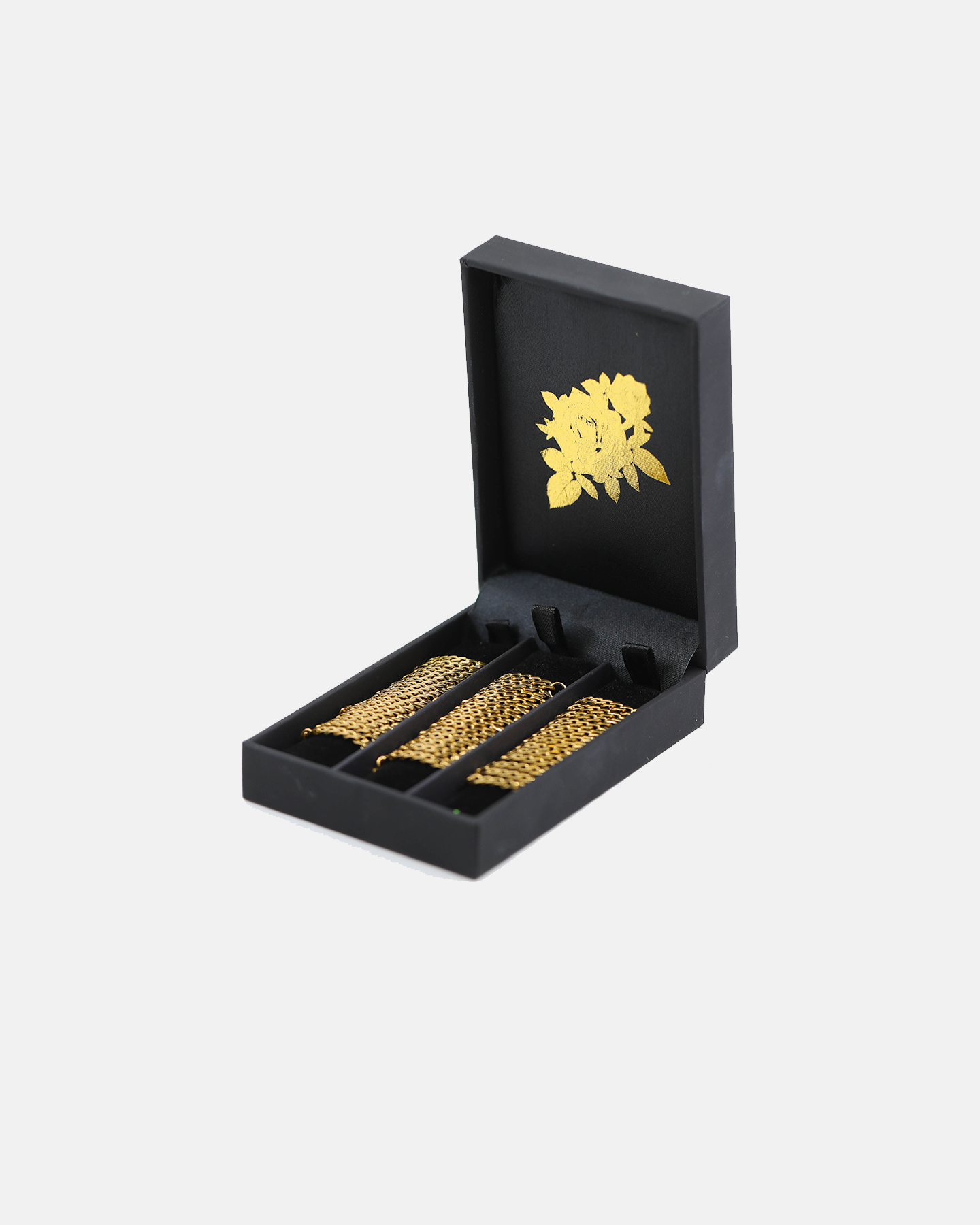 Saint Morta 3MM Cuban Link Chain Set Gold、mySite、zt4zffjzw