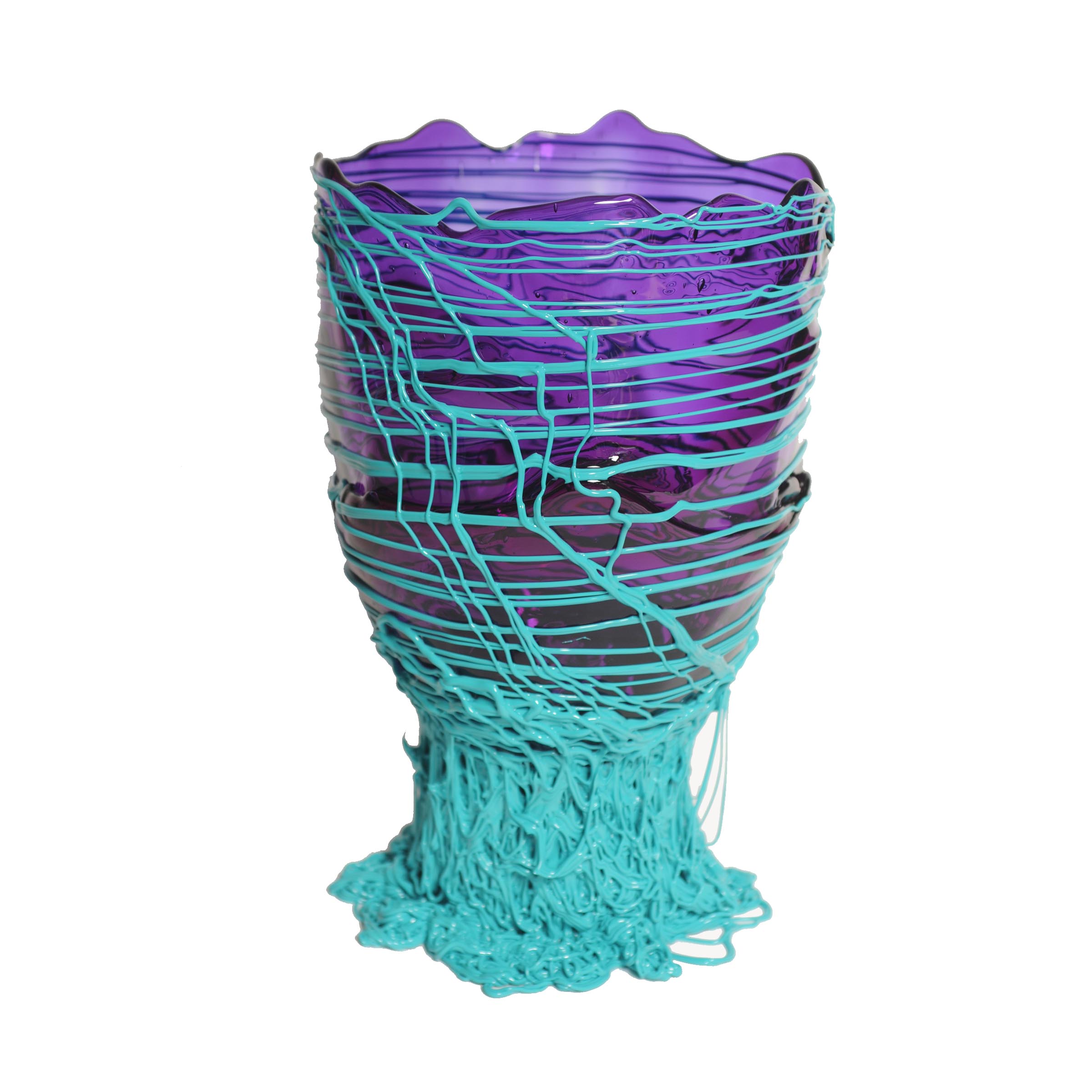 Resin Vase SPAGHETTI Purple by Gaetano Pesce for Fish Design、mySite、neckold