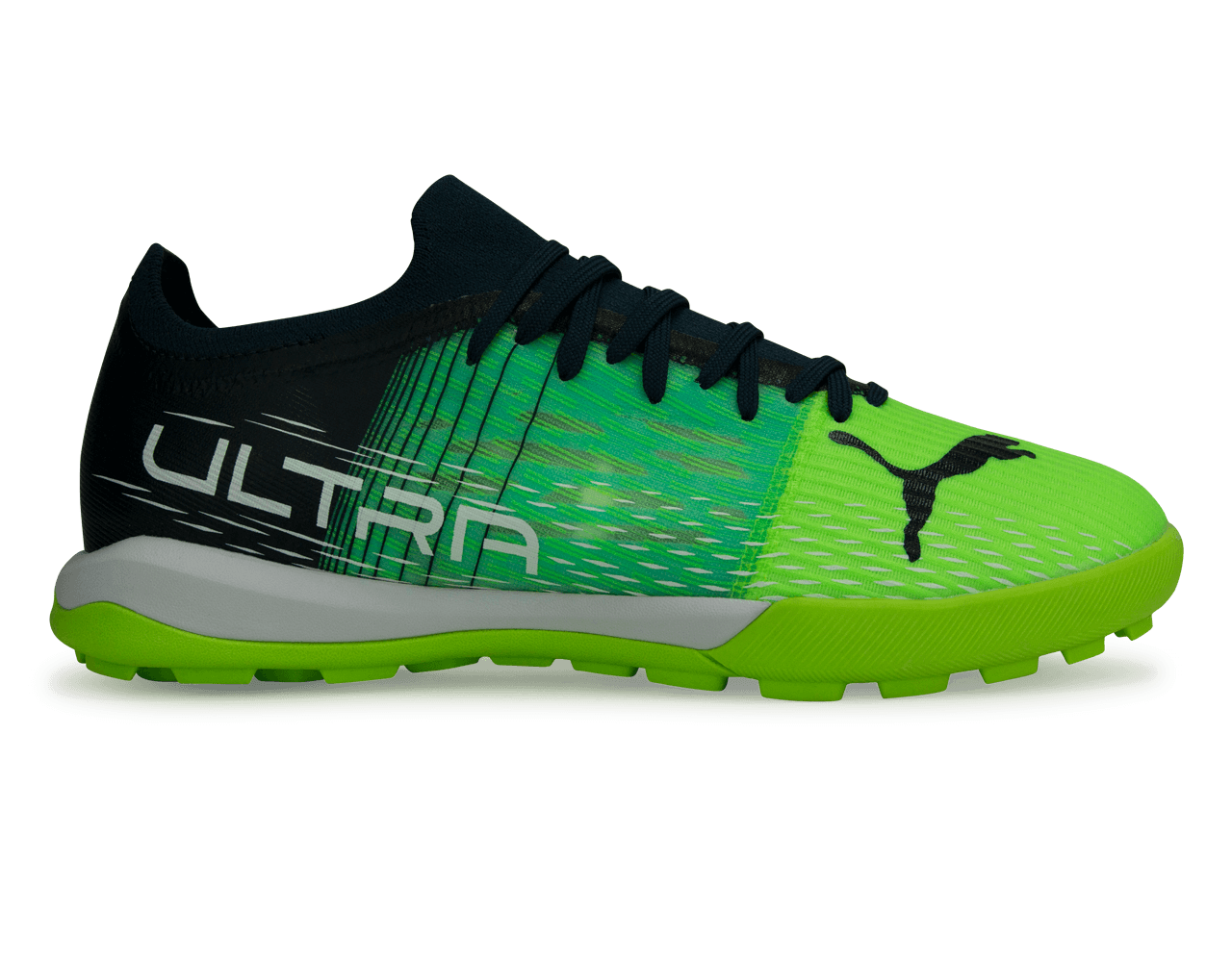 PUMA Men's Ultra 3.3 TT Turf Soccer Shoes Green/Black、mySite、bottomscart