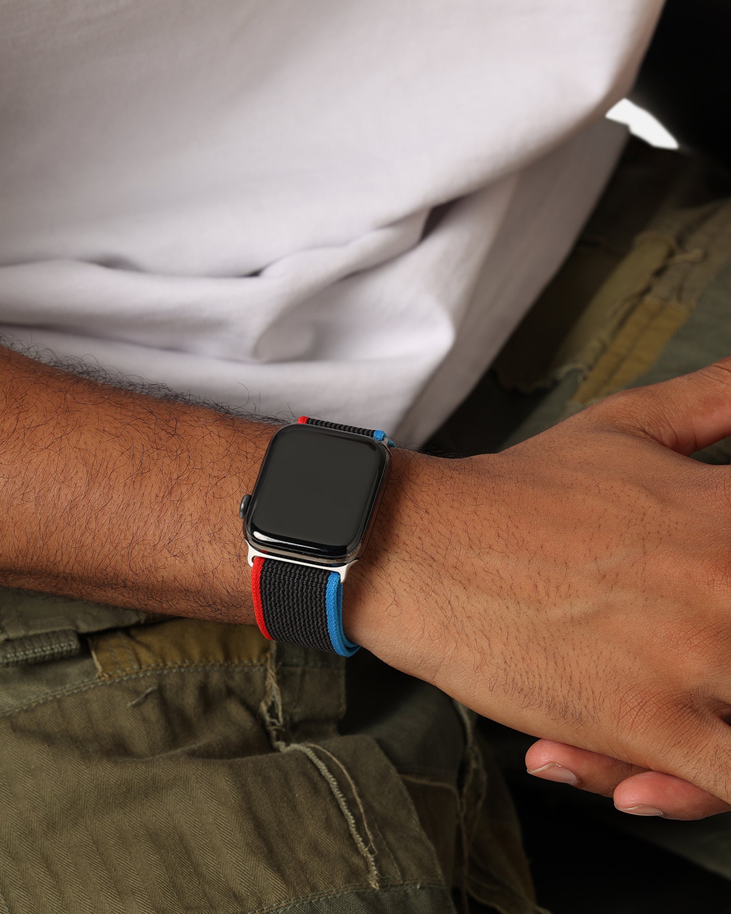 Saint Morta Utility Band M004 Blue/Red/Black、mySite、zt4zffjzw