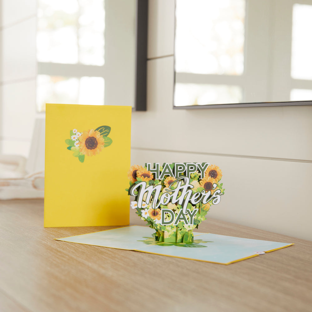 Happy Mother’s Day Sunflowers Pop-Up Card、mySite、solidvoid