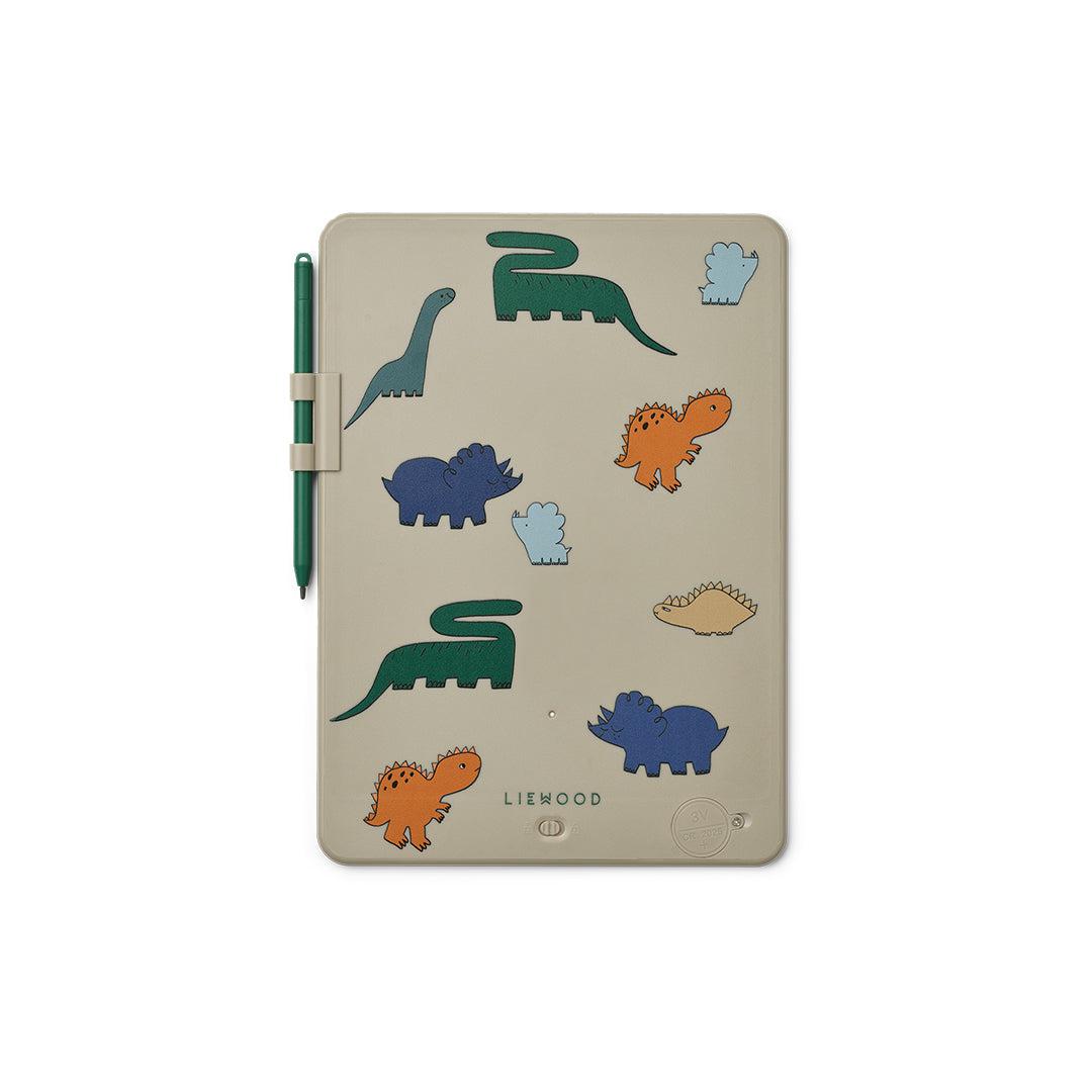  Liewood Zora Magic Drawing Board 10 Inches - Dinosaurs / Mist、mySite、merchandisen